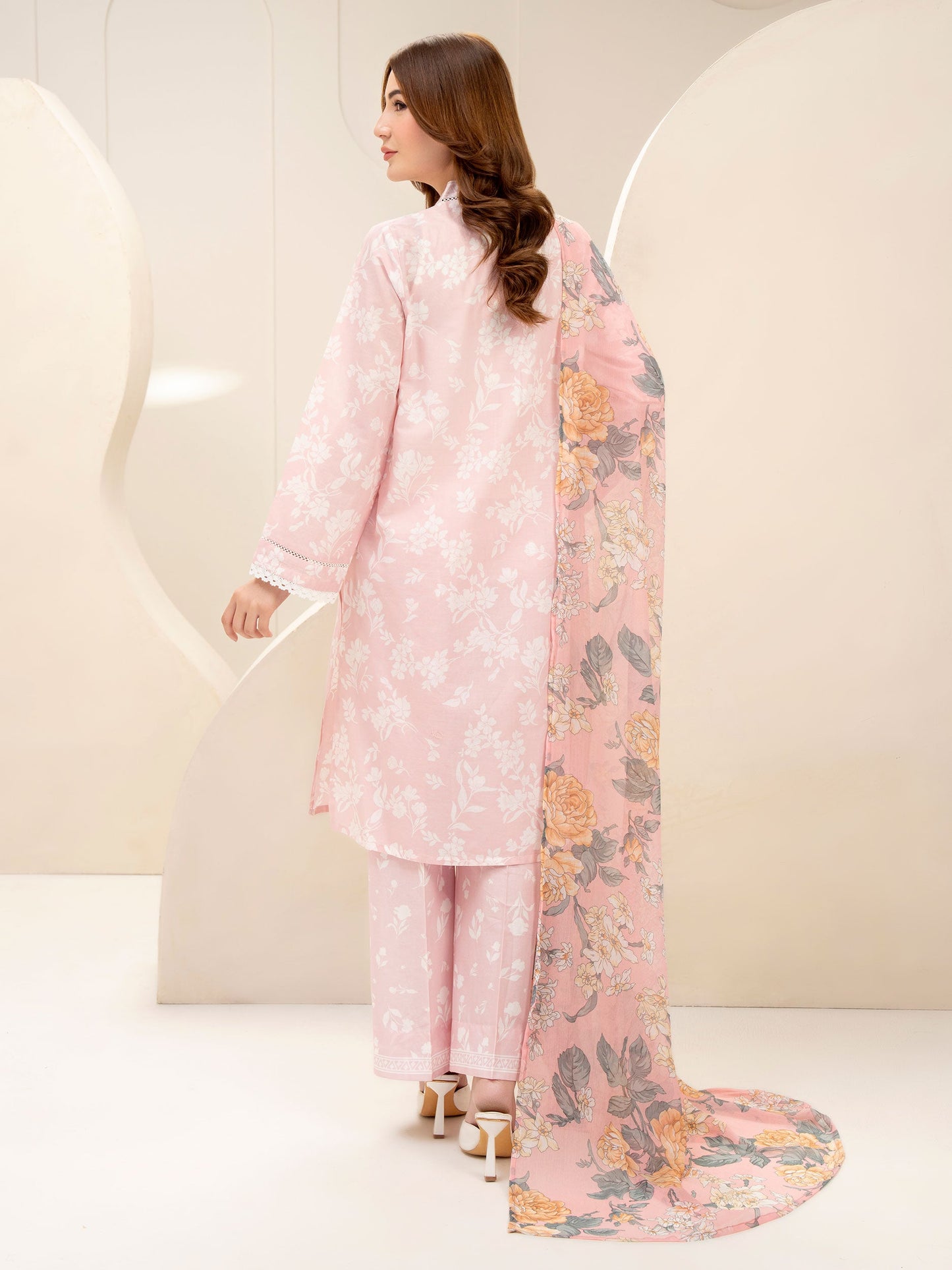 3 Piece Lawn Suit-Printed (Unstitched)