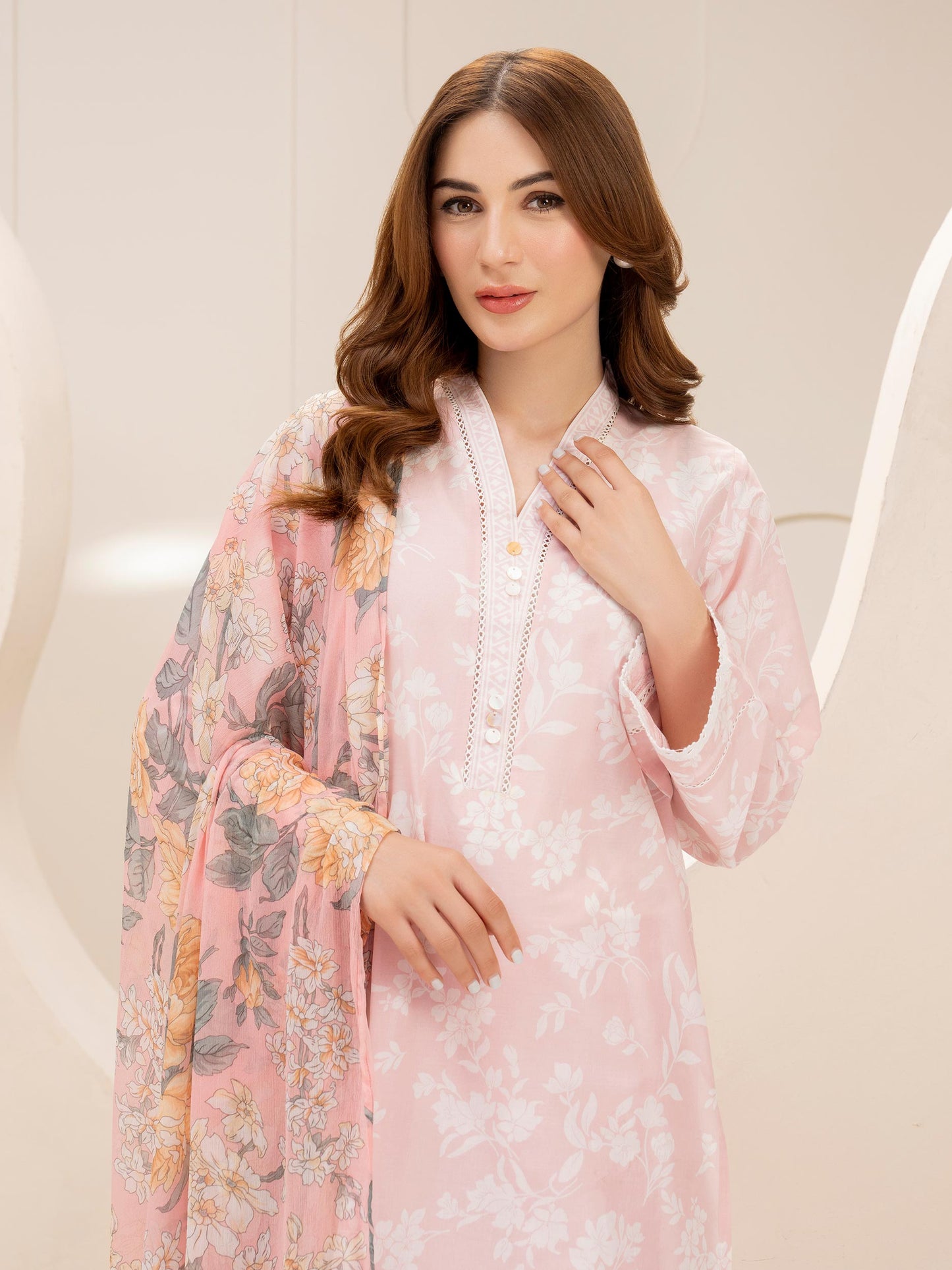 3 Piece Lawn Suit-Printed (Unstitched)