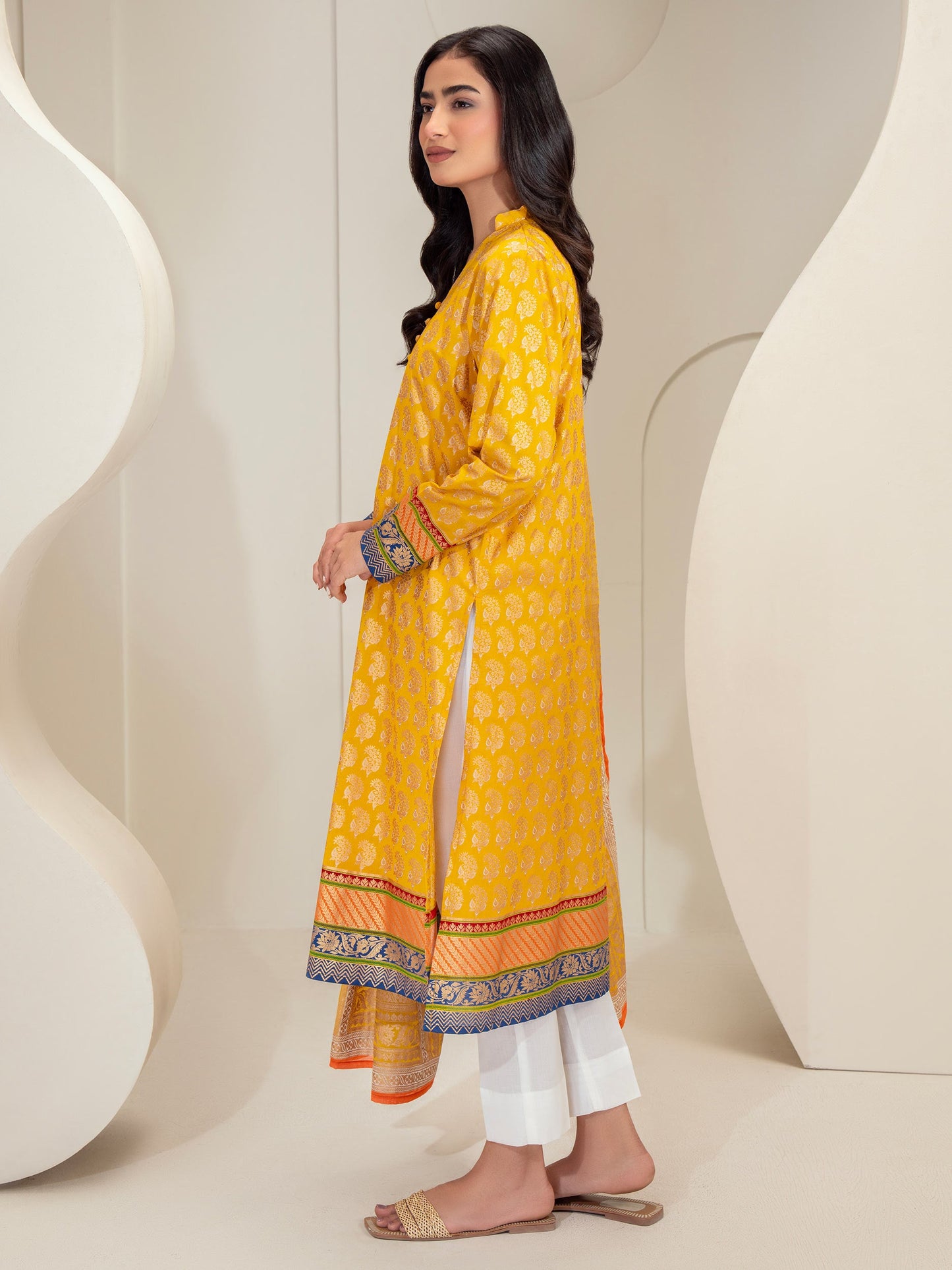 2 Piece Lawn Suit-Paste Print (Unstitched)