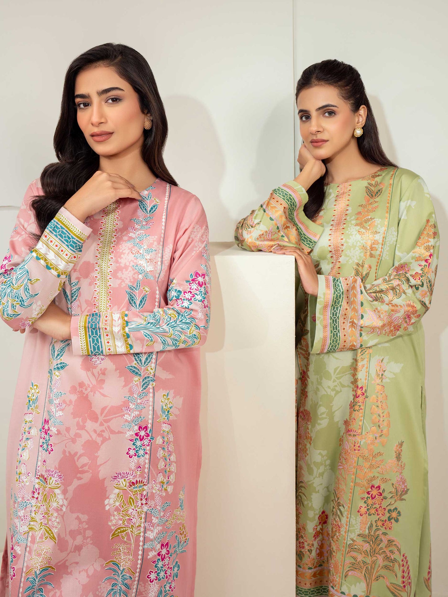 2 Piece Lawn Suit-Paste Print (Unstitched)