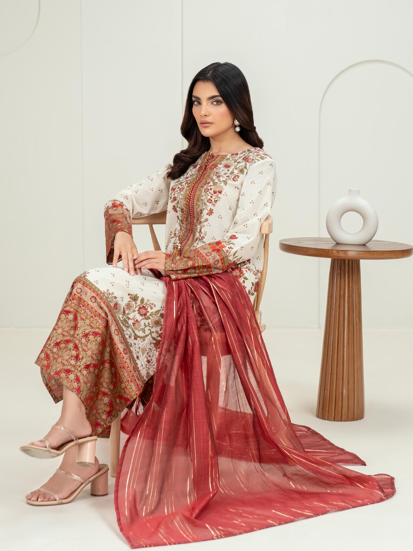 3 Piece Lawn Suit-Paste Print (Unstitched)