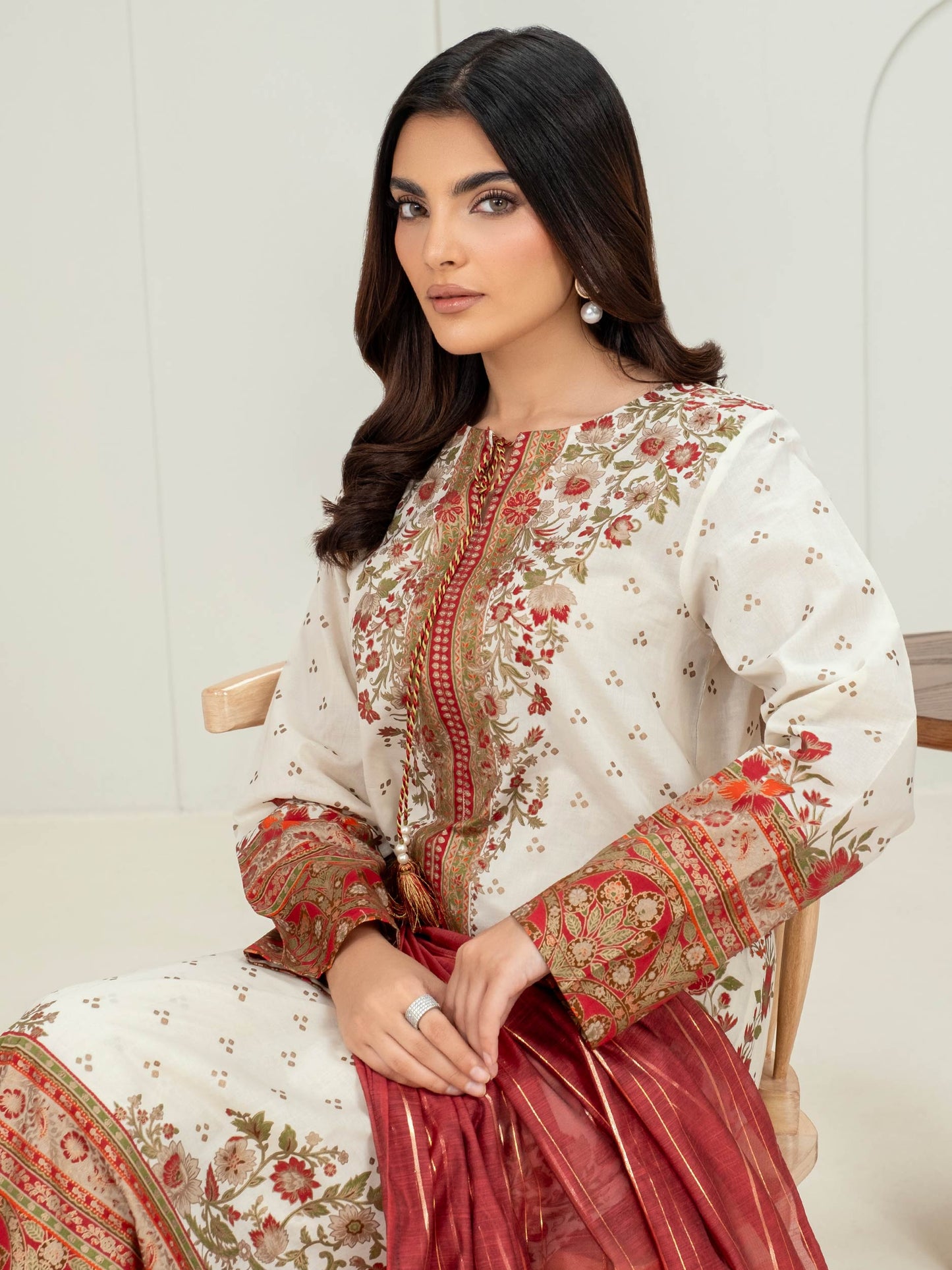 3 Piece Lawn Suit-Paste Print (Unstitched)