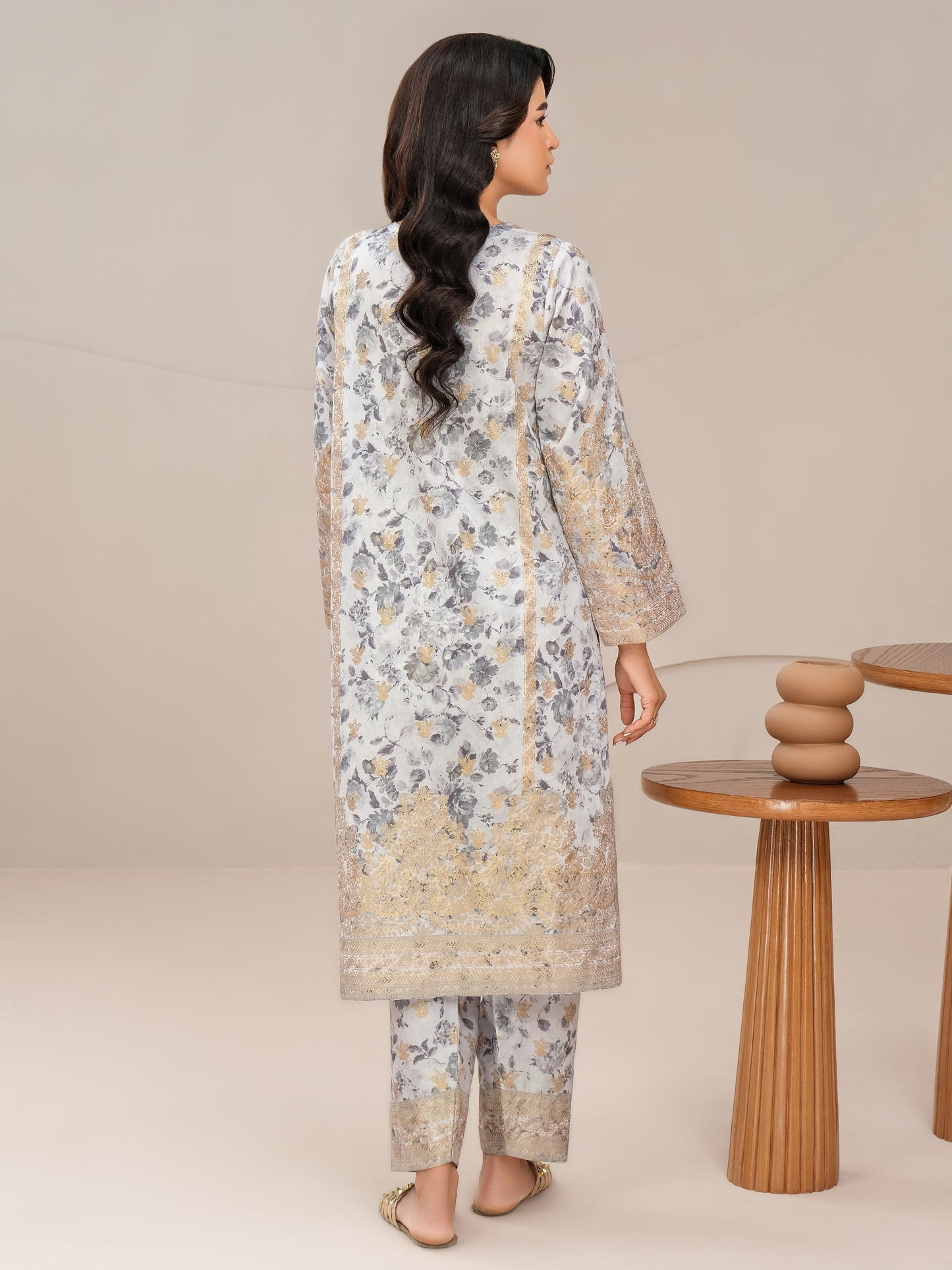 2 Piece Lawn Suit-Paste Print (Unstitched)