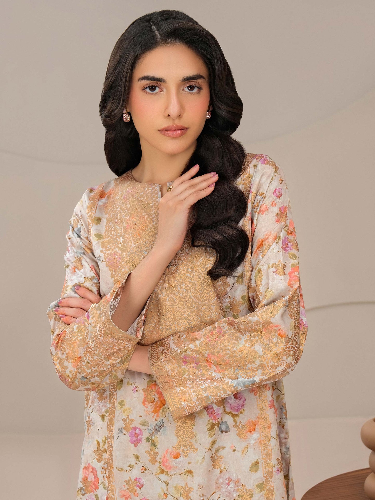 2 Piece Lawn Suit-Paste Print (Unstitched)