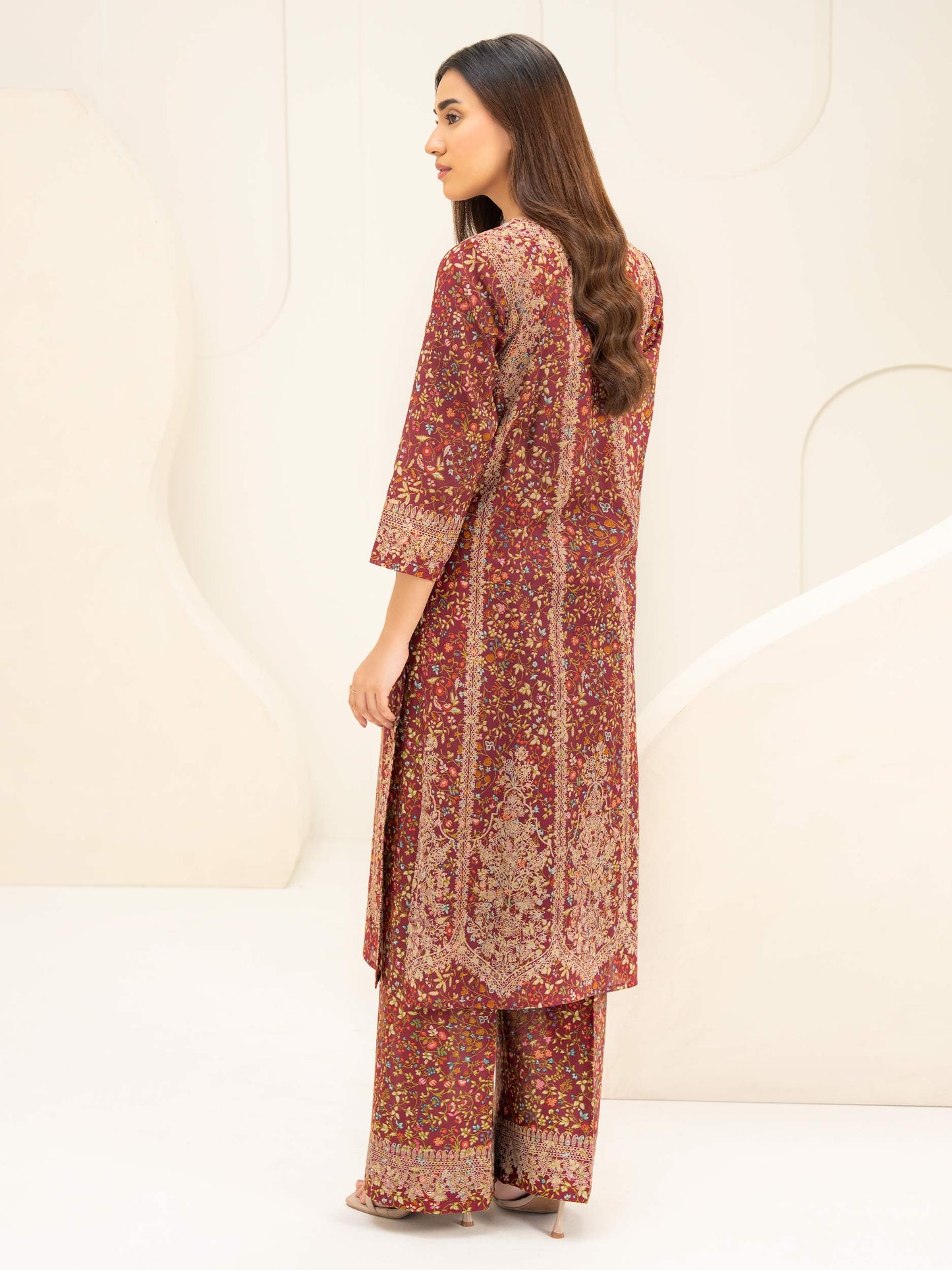 2 Piece Lawn Suit-Paste Print (Unstitched)