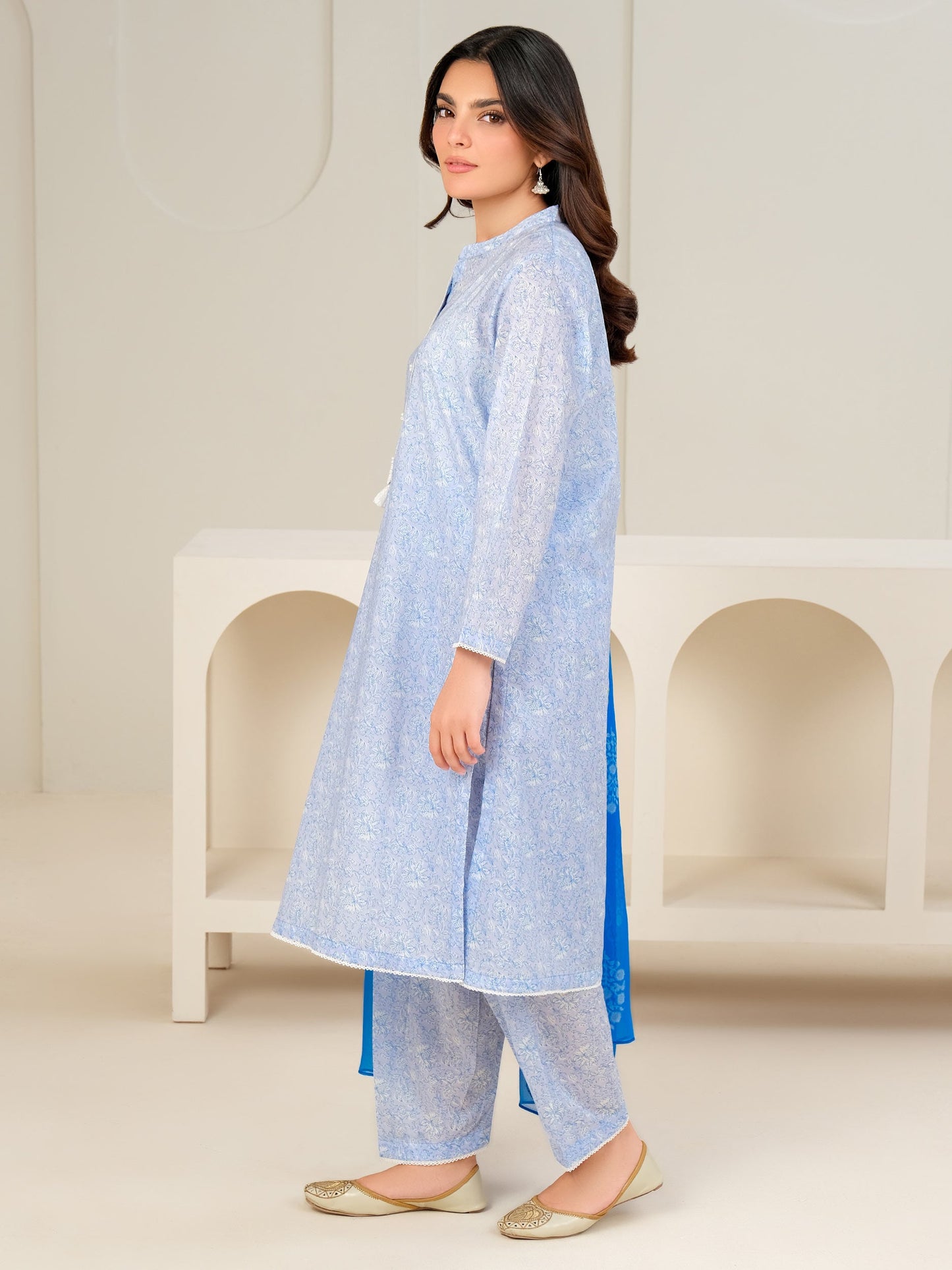 3 Piece Lawn Suit-Printed (Unstitched)