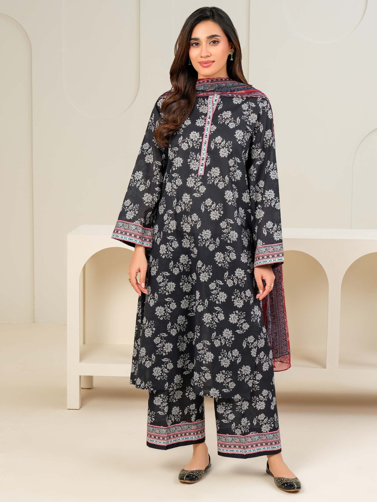 3 Piece Lawn Suit-Printed (Unstitched)