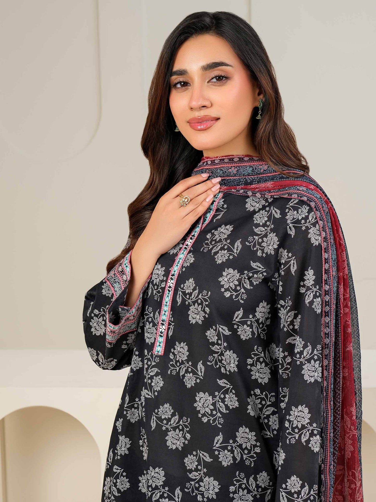 3 Piece Lawn Suit-Printed (Unstitched)