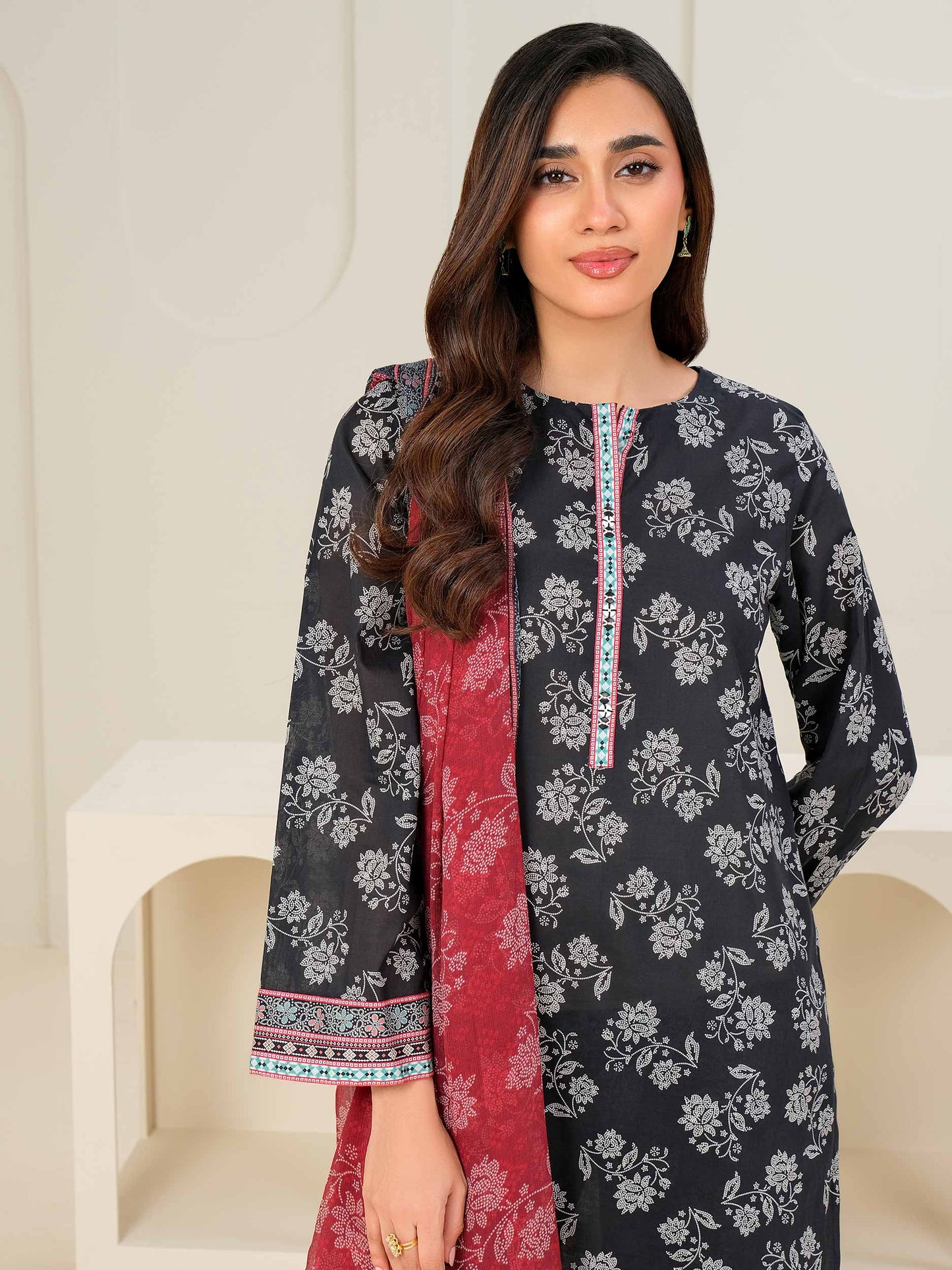 3 Piece Lawn Suit-Printed (Unstitched)