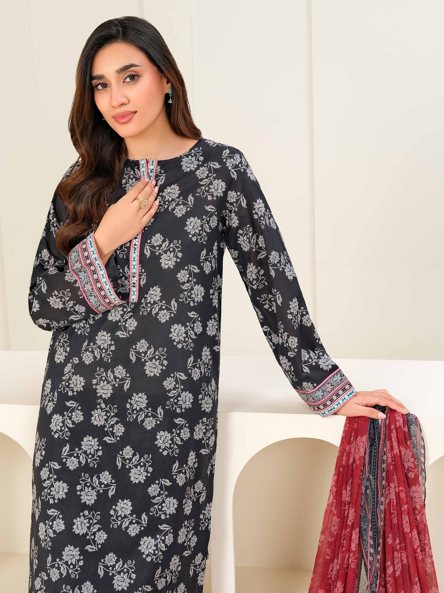 3 Piece Lawn Suit-Printed (Unstitched)