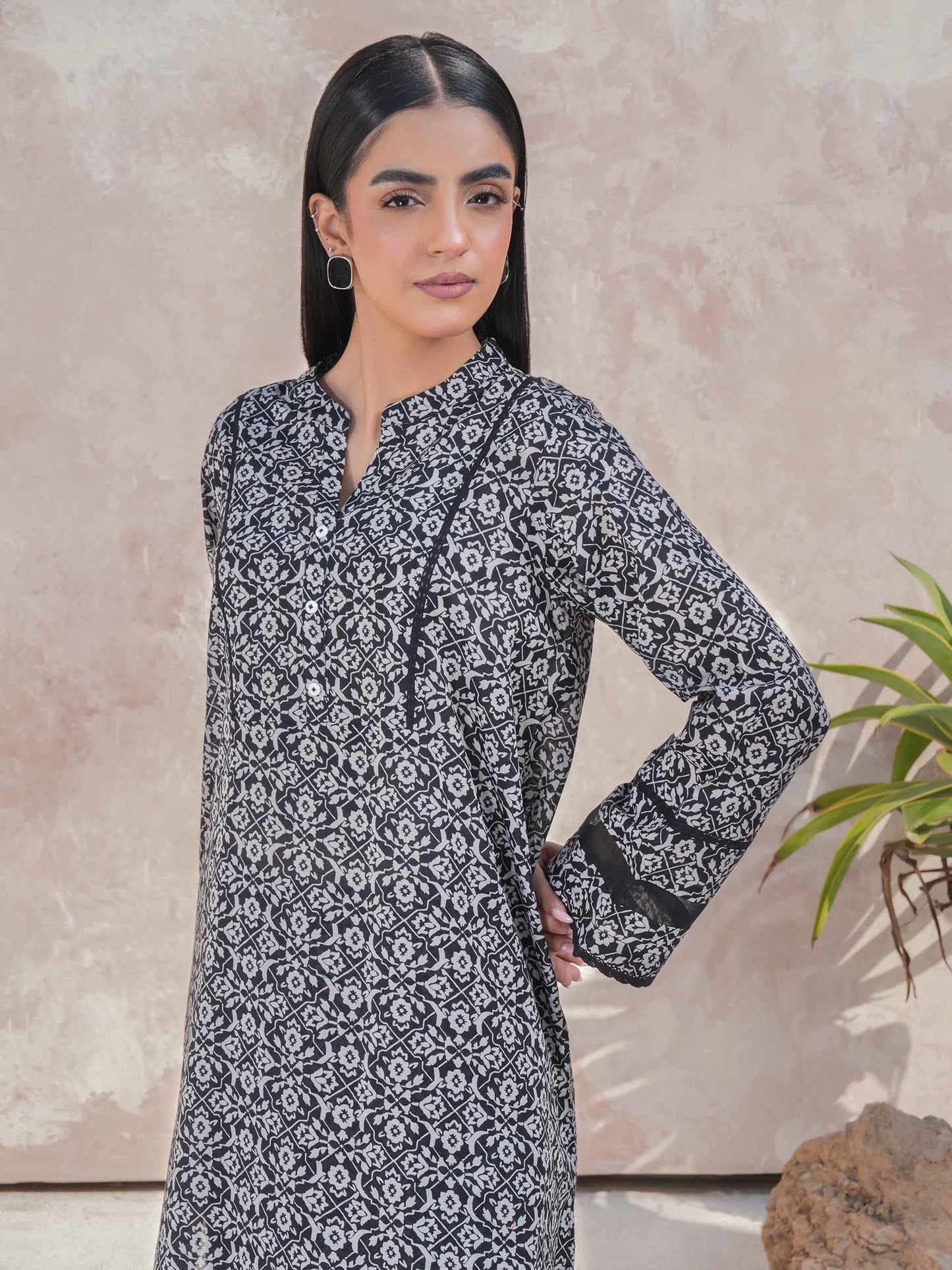 2 Piece Lawn Suit-Printed (Unstitched)