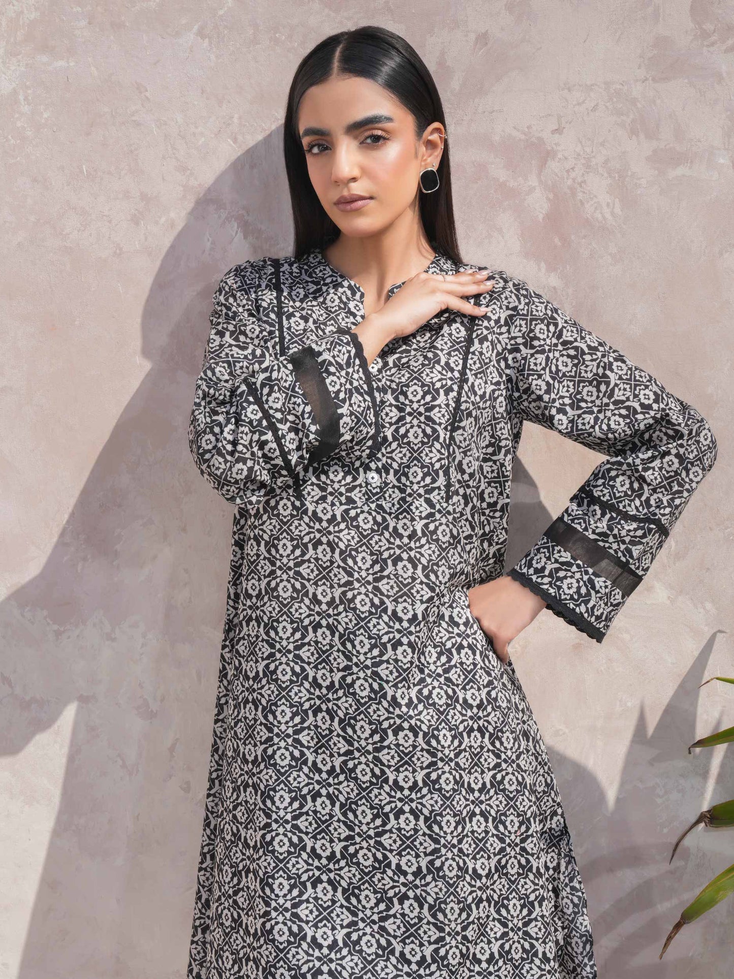 2 Piece Lawn Suit-Printed (Unstitched)