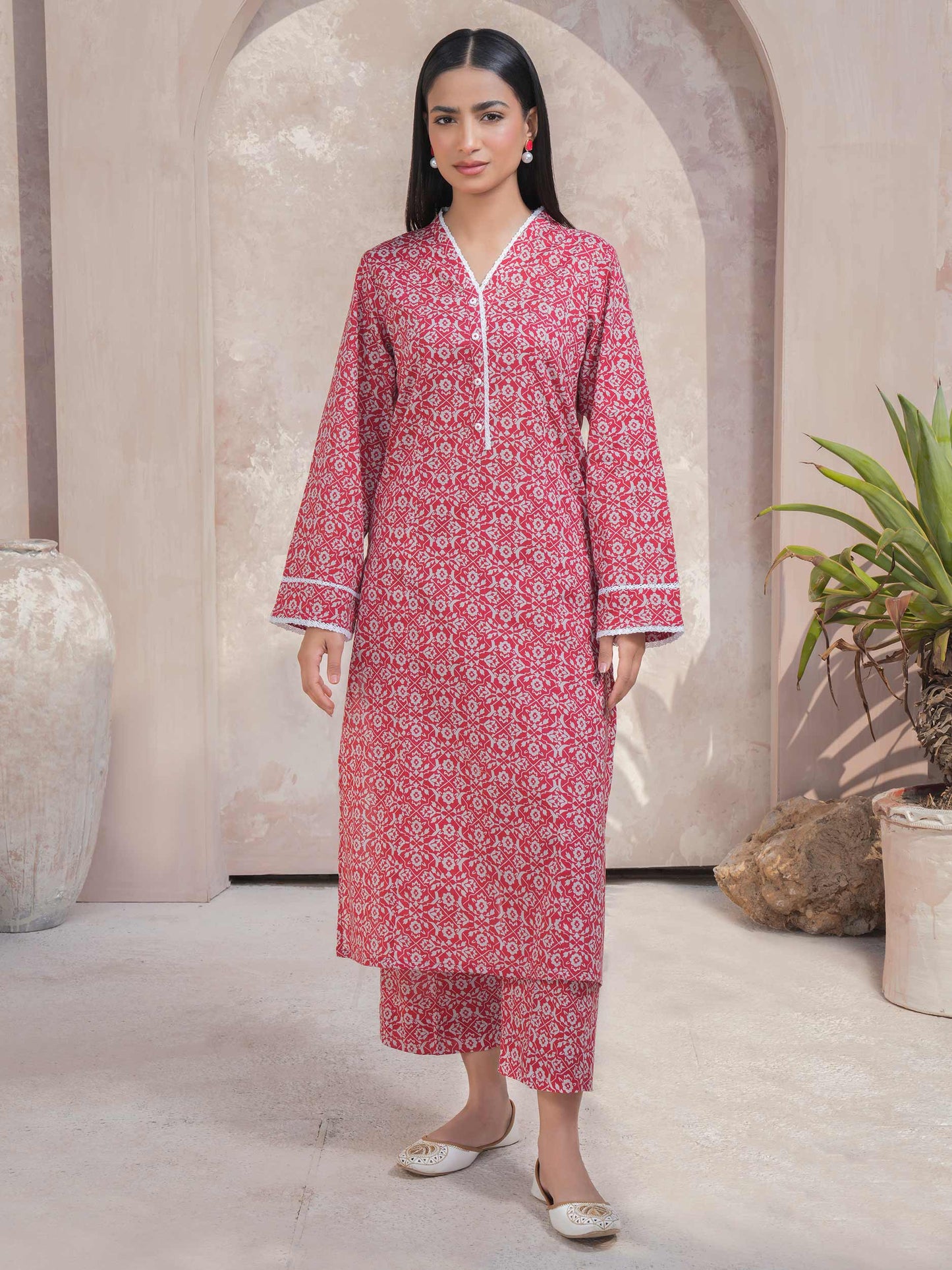 2 Piece Lawn Suit-Printed (Unstitched)