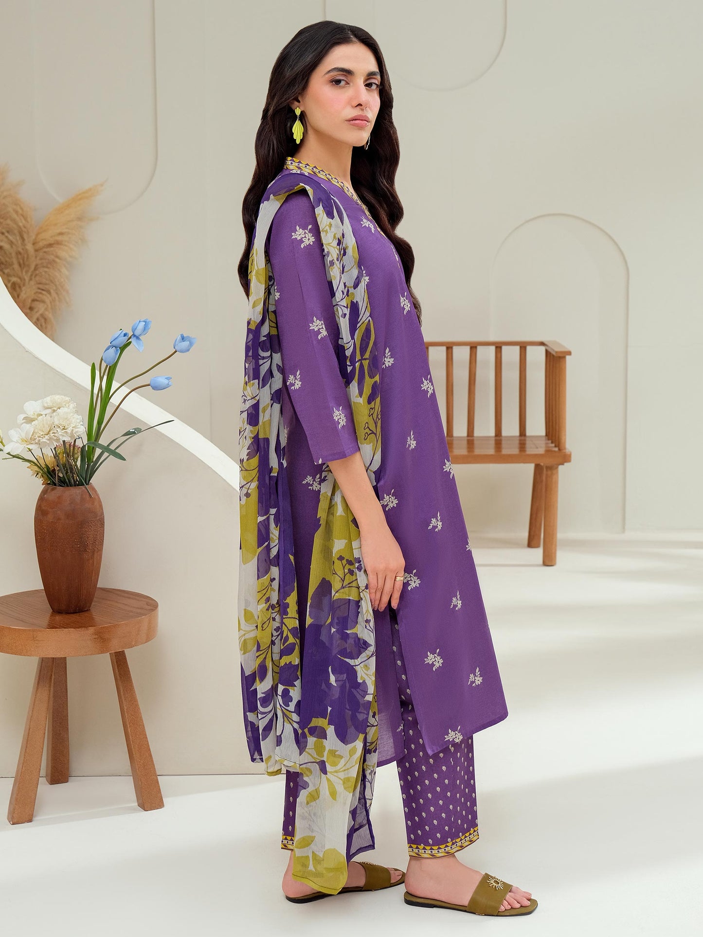 3 Piece Lawn Suit-Printed (Unstitched)