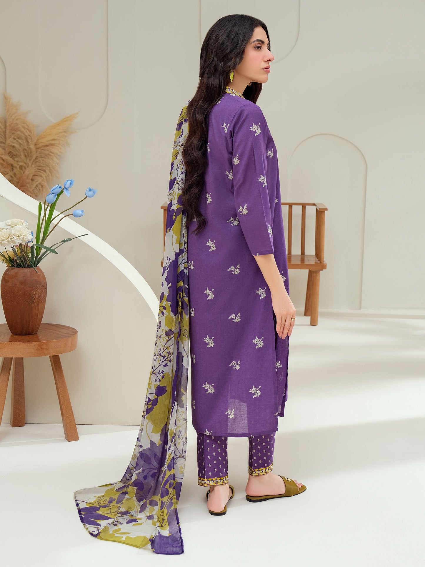 3 Piece Lawn Suit-Printed (Unstitched)