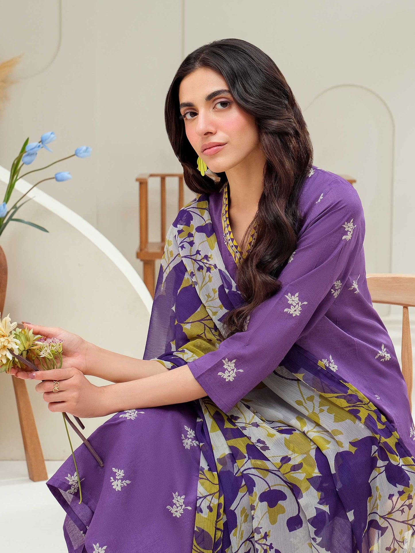 3 Piece Lawn Suit-Printed (Unstitched)