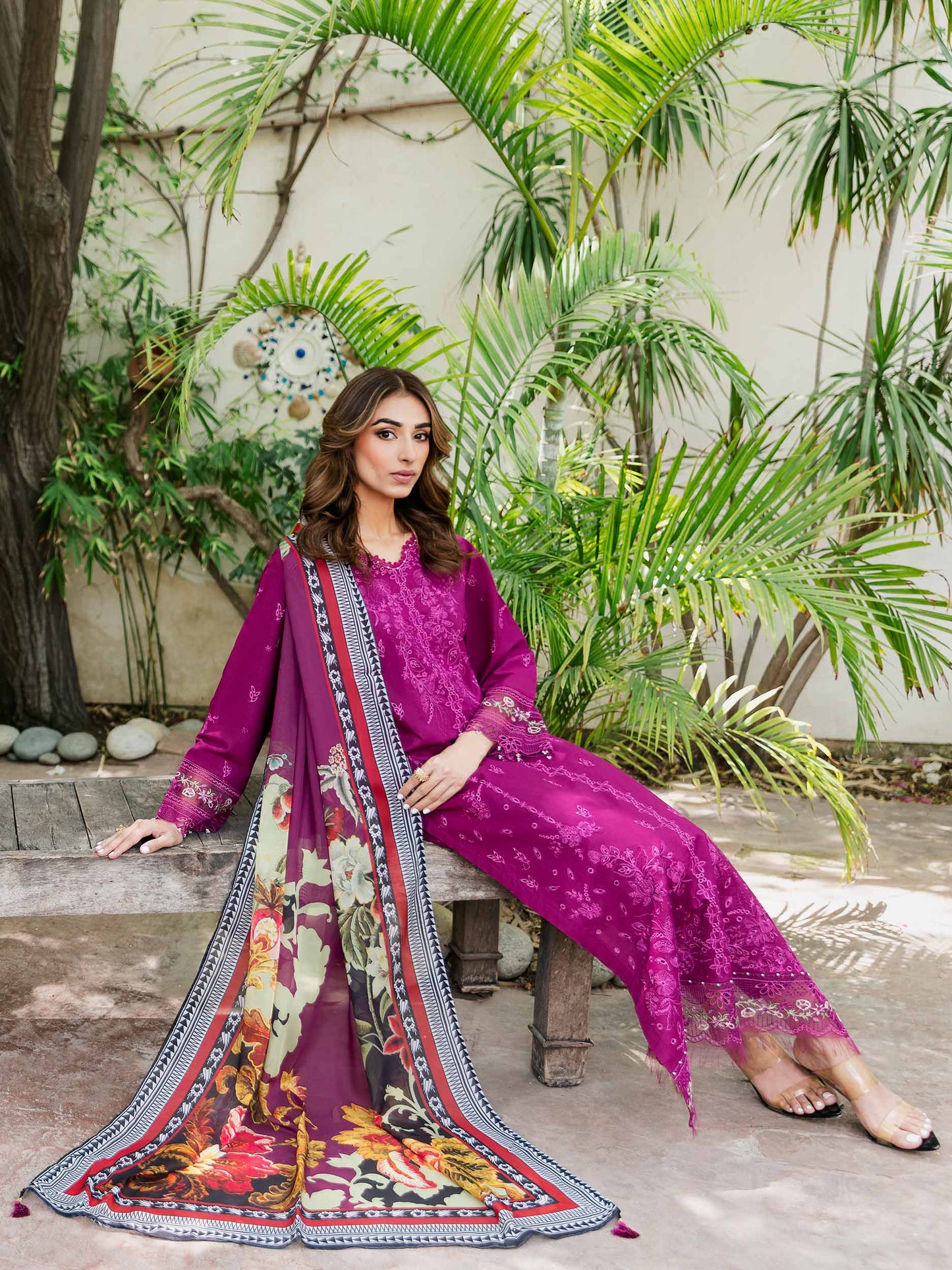 3 Piece Lawn Suit-Embroidered (Unstitched)