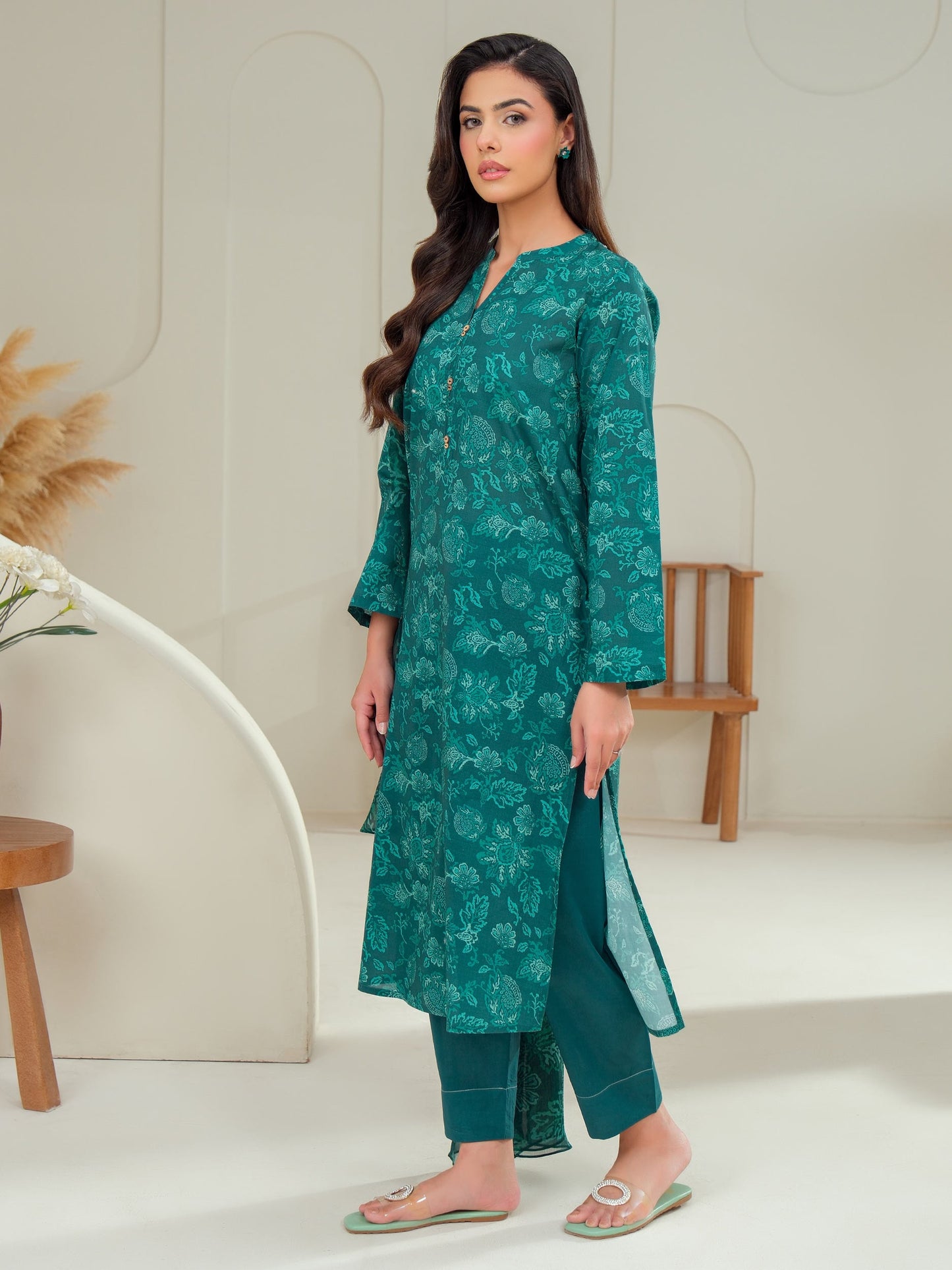 3 Piece Lawn Suit-Printed (Unstitched)