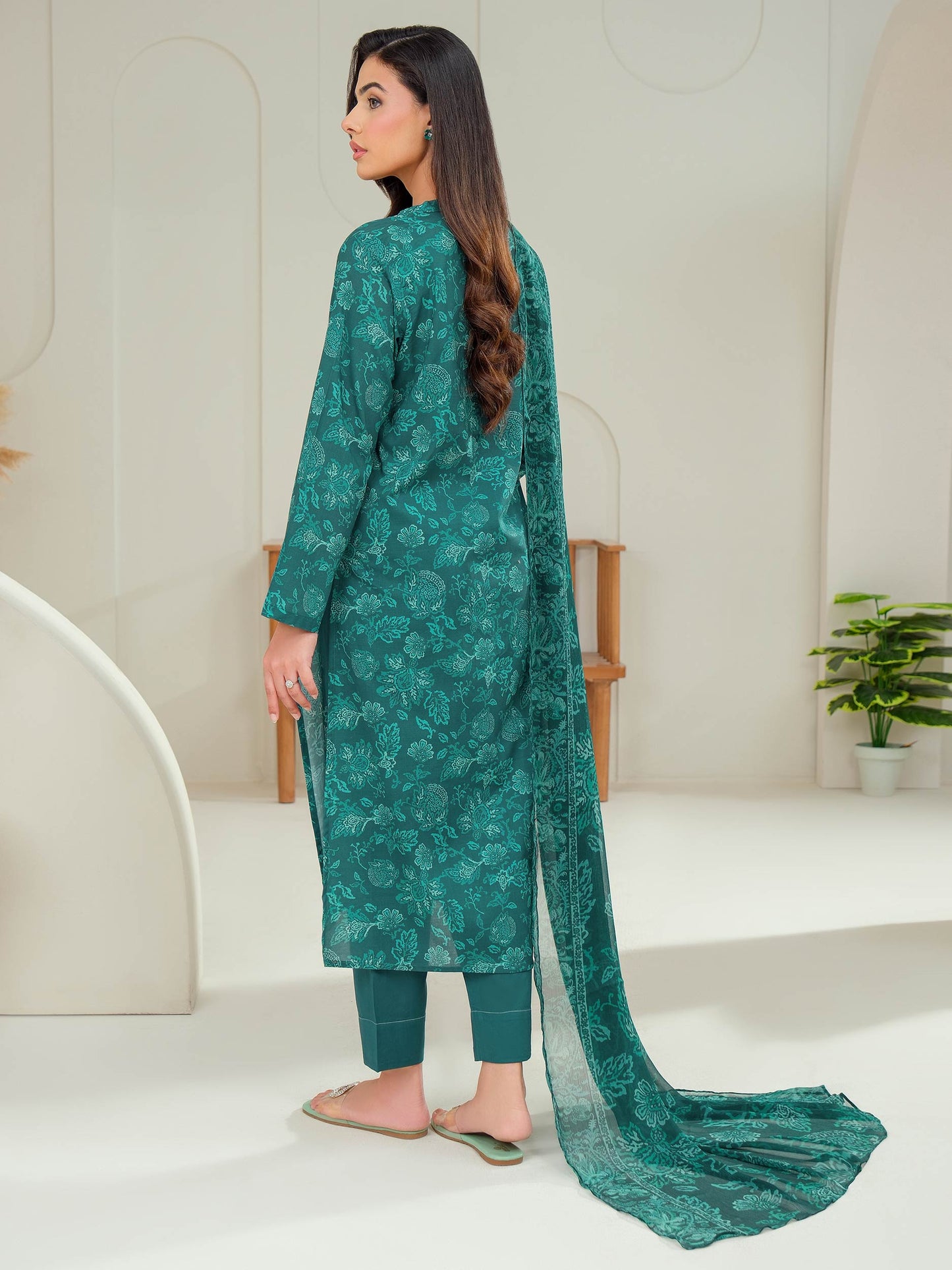 3 Piece Lawn Suit-Printed (Unstitched)