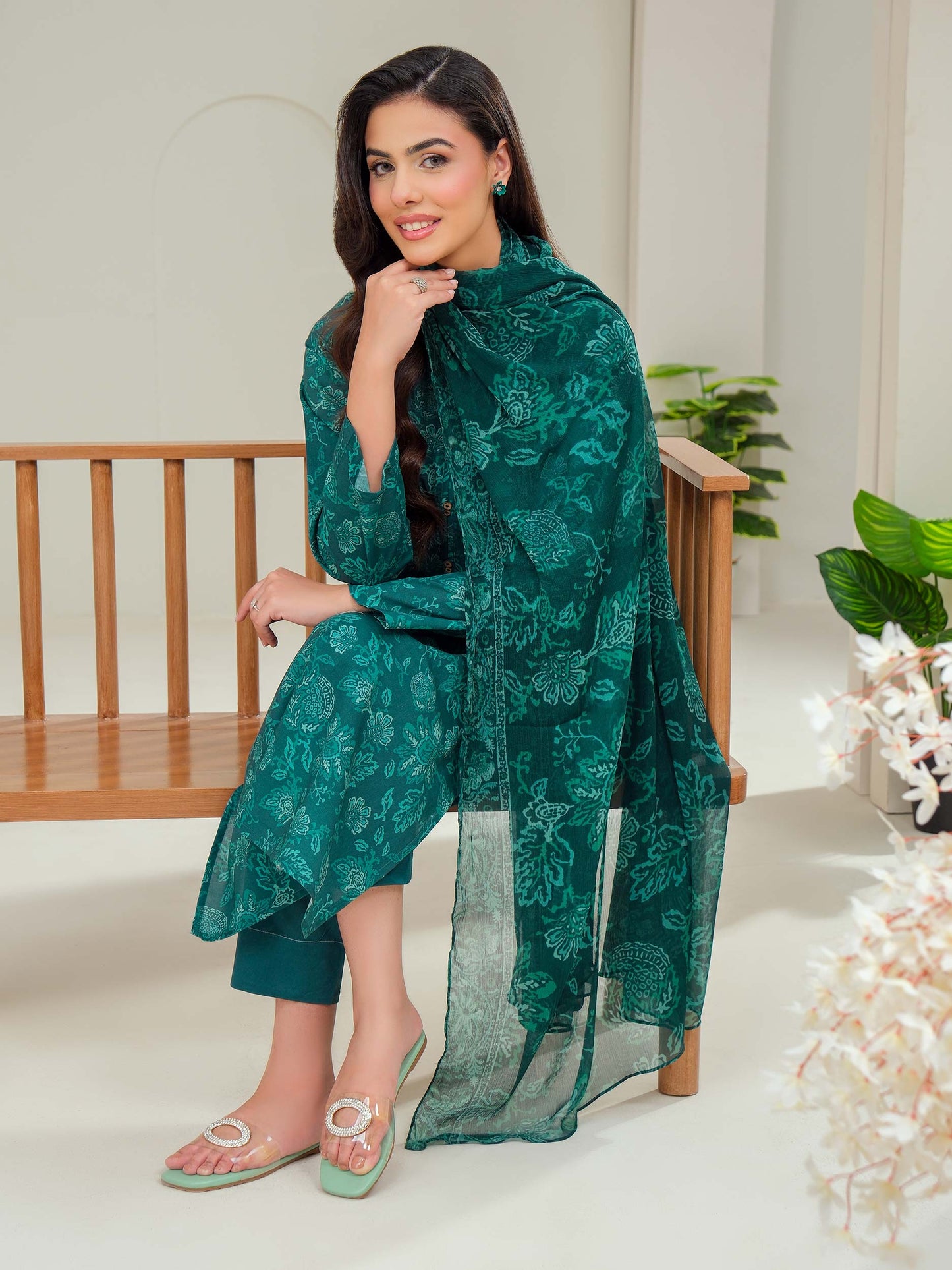 3 Piece Lawn Suit-Printed (Unstitched)
