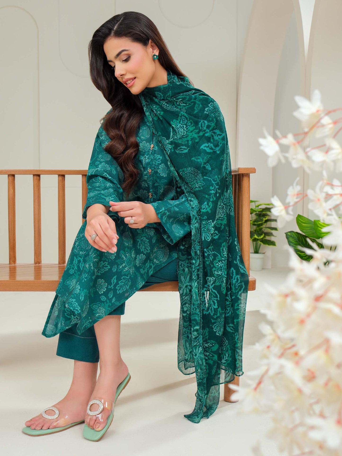 3 Piece Lawn Suit-Printed (Unstitched)