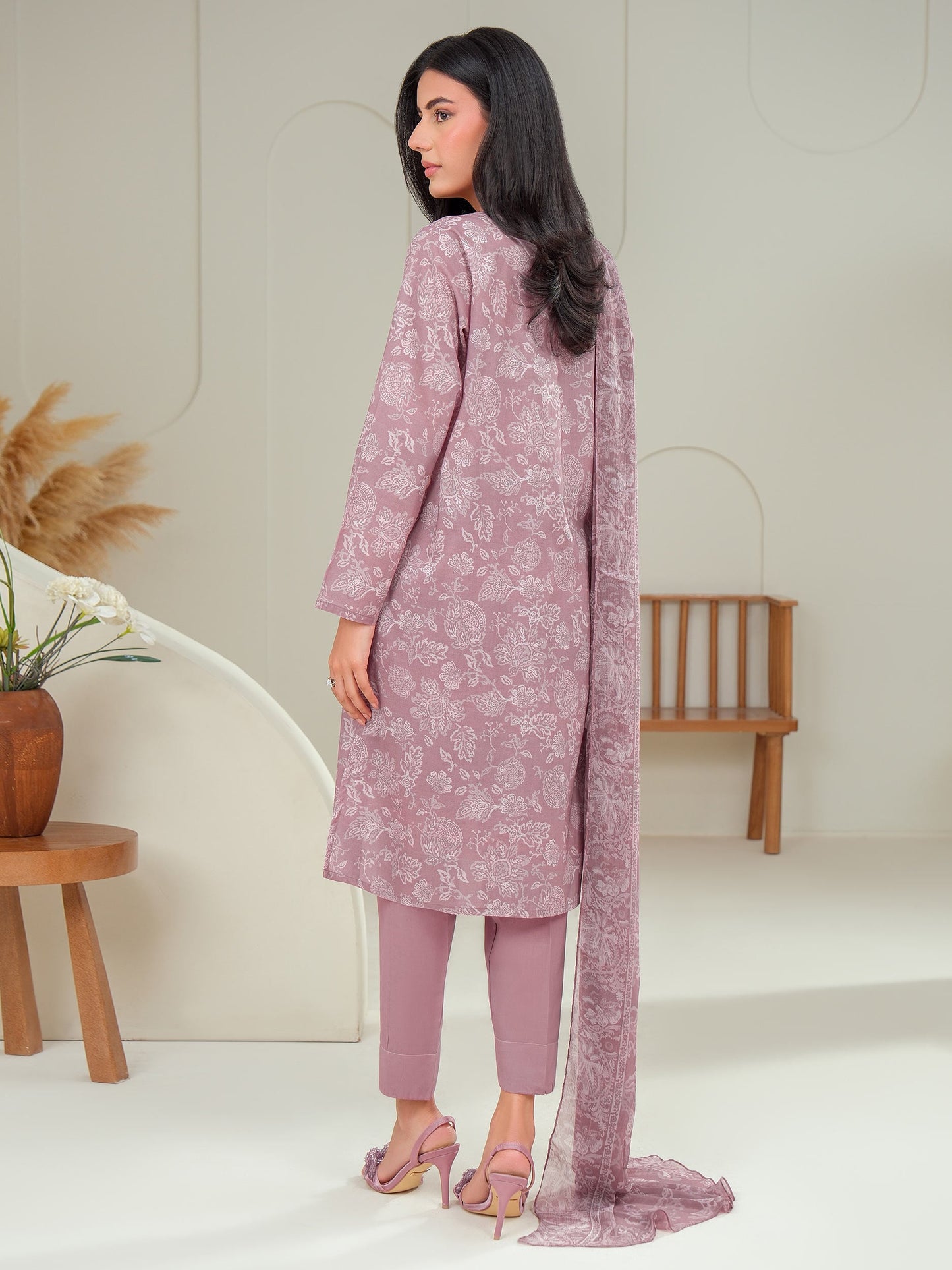 3 Piece Lawn Suit-Printed (Unstitched)