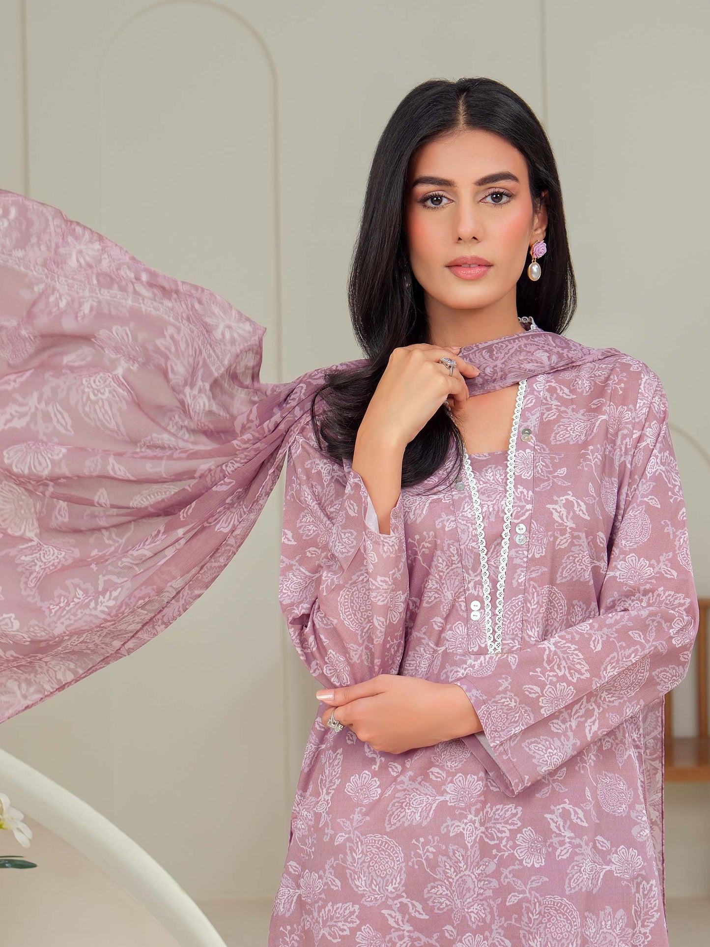 3 Piece Lawn Suit-Printed (Unstitched)