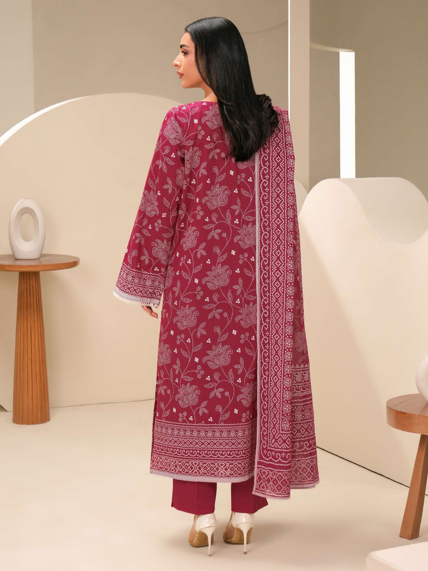 3 Piece Lawn Suit-Embroidered (Unstitched)