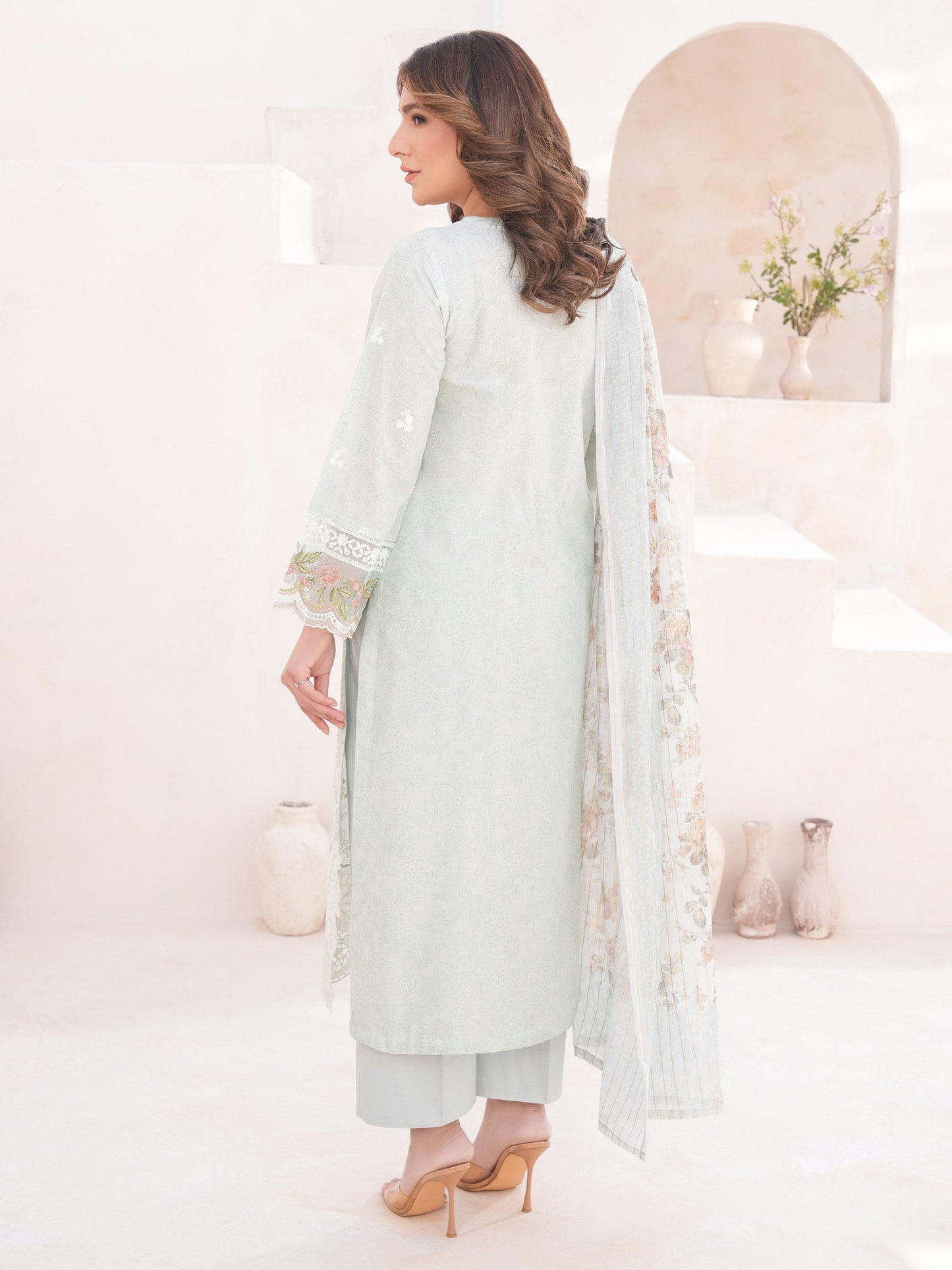 3 Piece Lawn Suit-Embroidered (Unstitched)