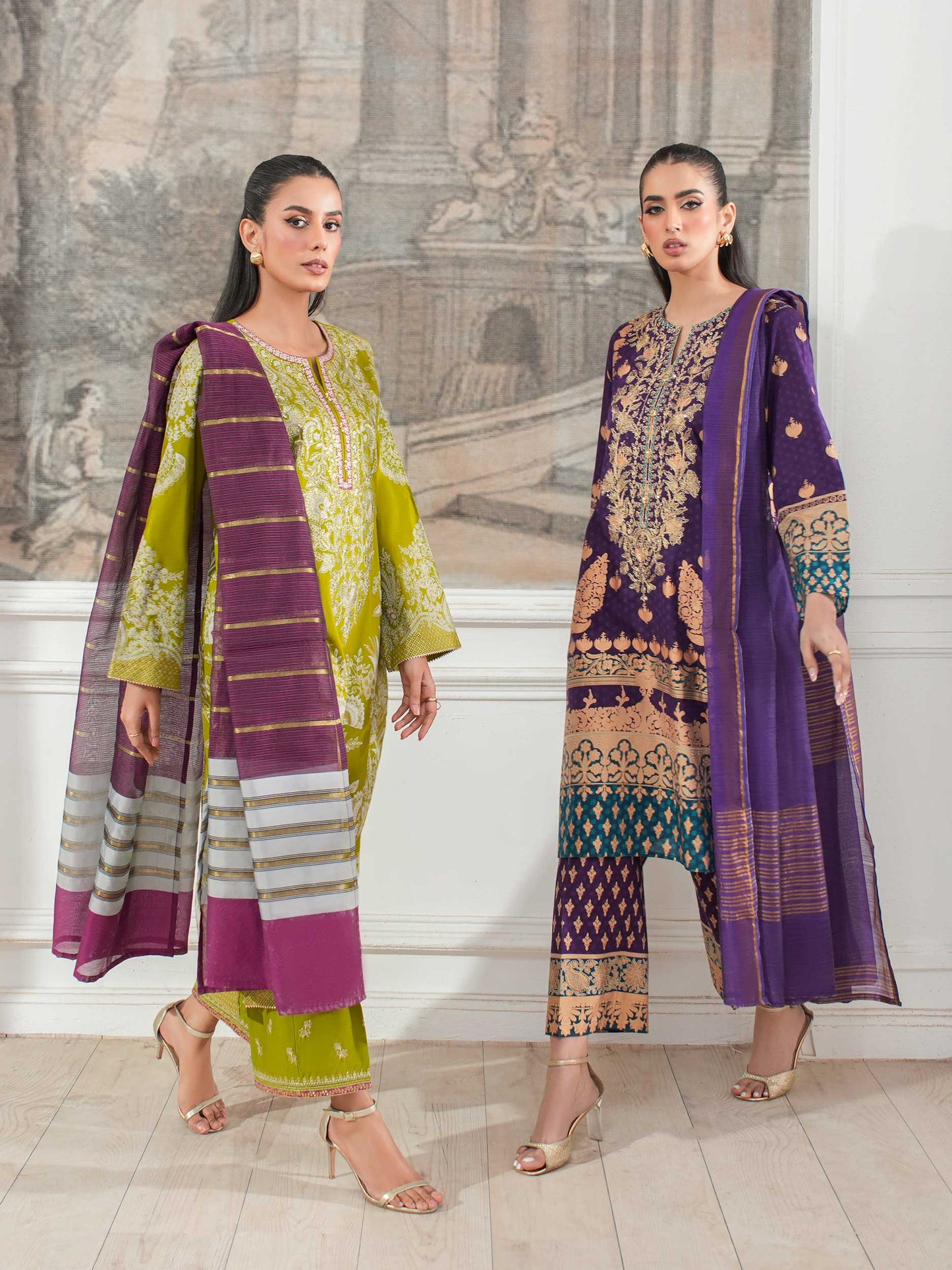 3 Piece Lawn Suit-Embroidered (Unstitched)