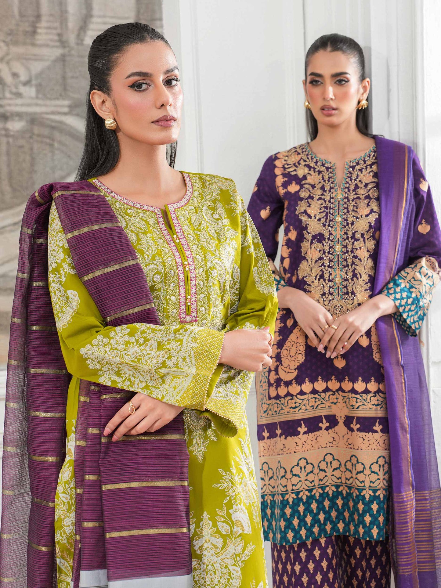 3 Piece Lawn Suit-Embroidered (Unstitched)