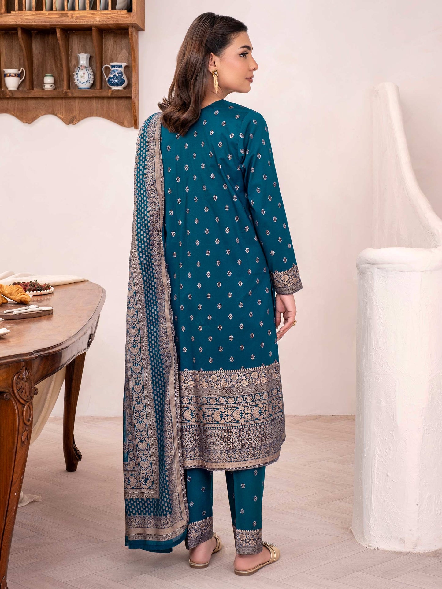 3 Piece Lawn Suit-Embroidered (Unstitched)
