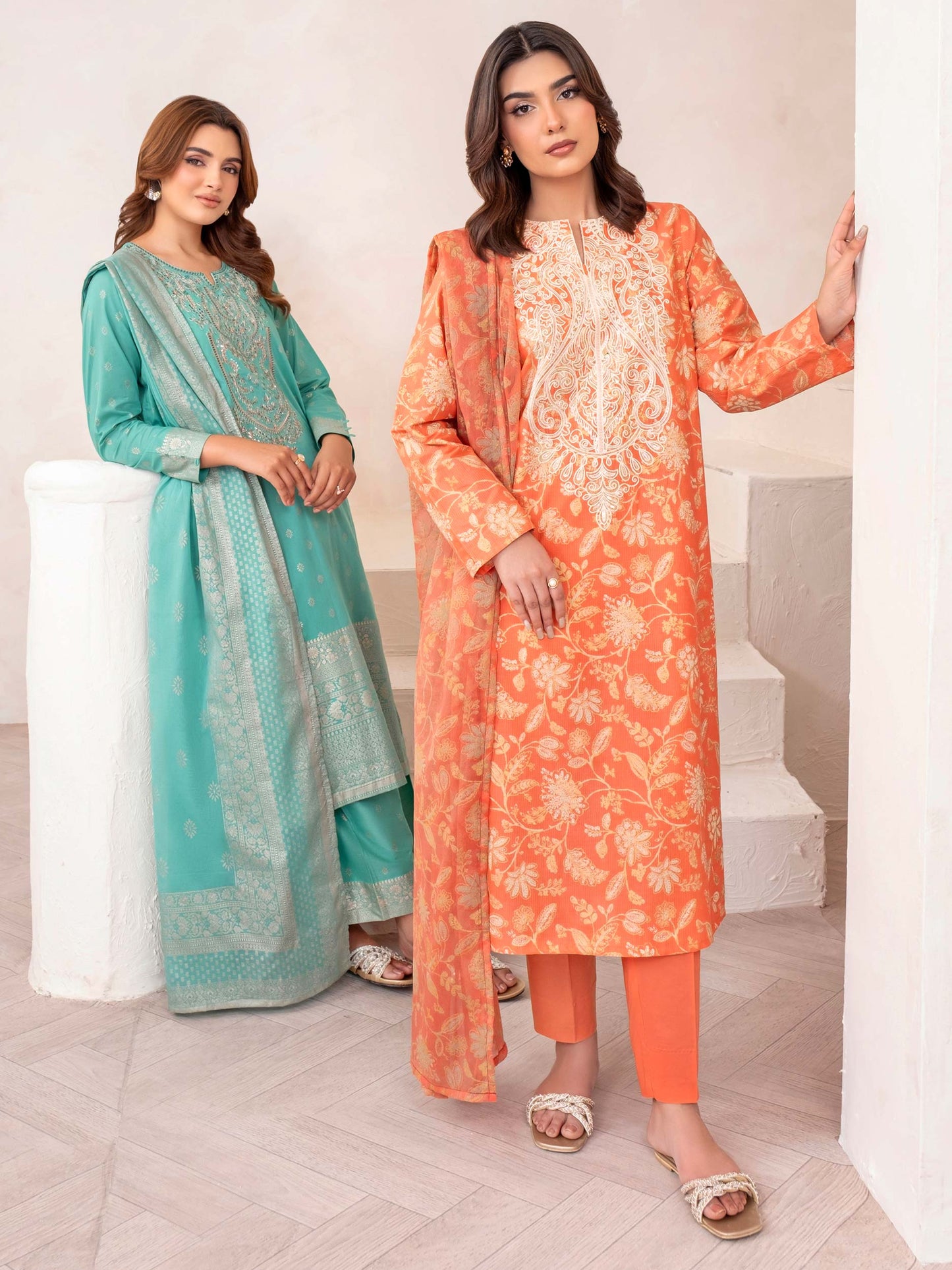 3 Piece Lawn Suit-Embroidered (Unstitched)