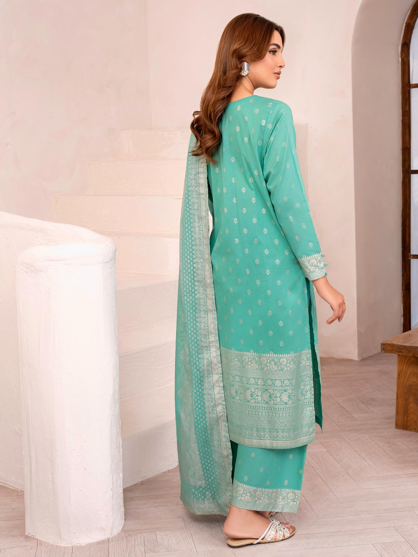 3 Piece Lawn Suit-Embroidered (Unstitched)