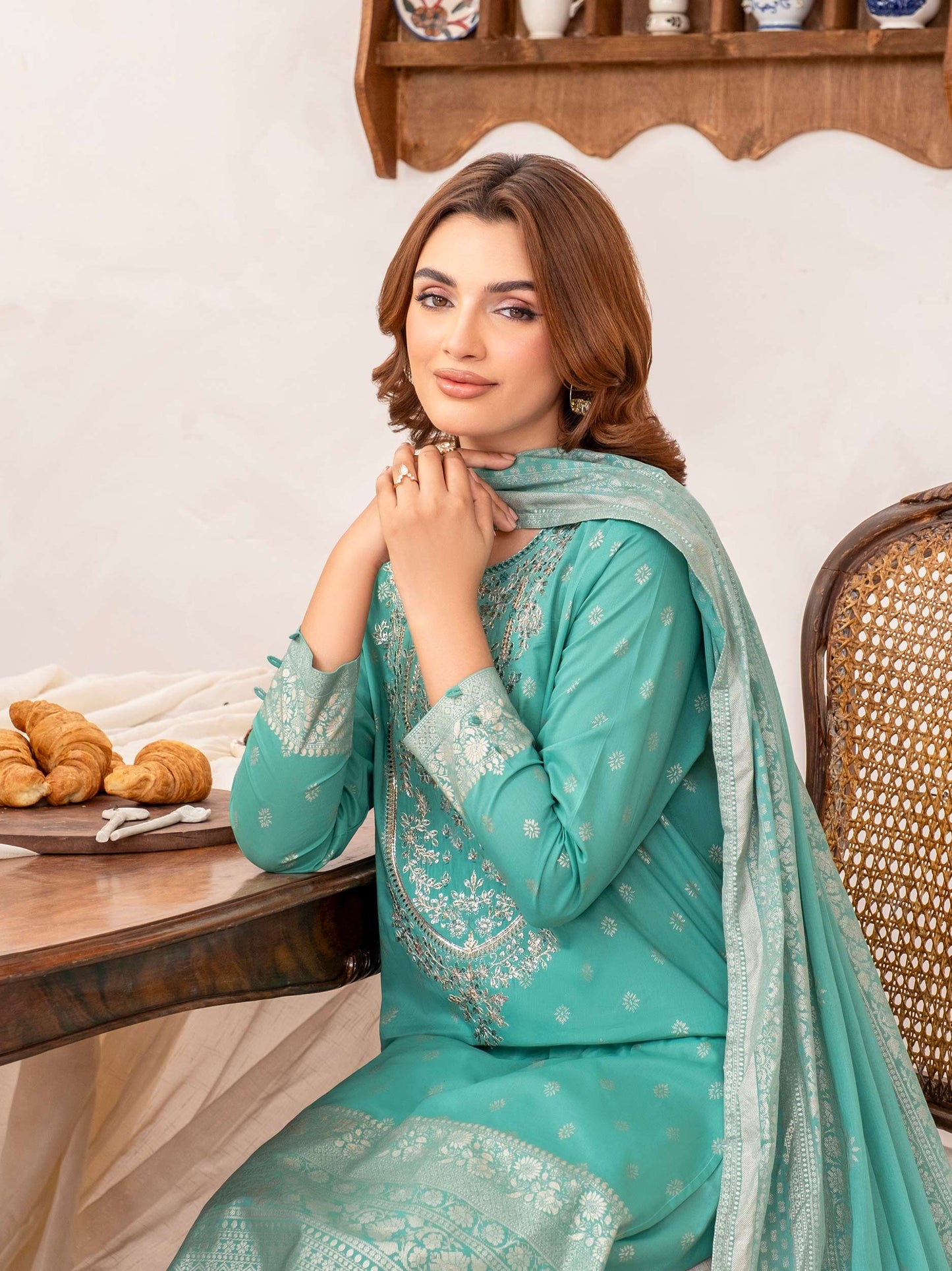 3 Piece Lawn Suit-Embroidered (Unstitched)