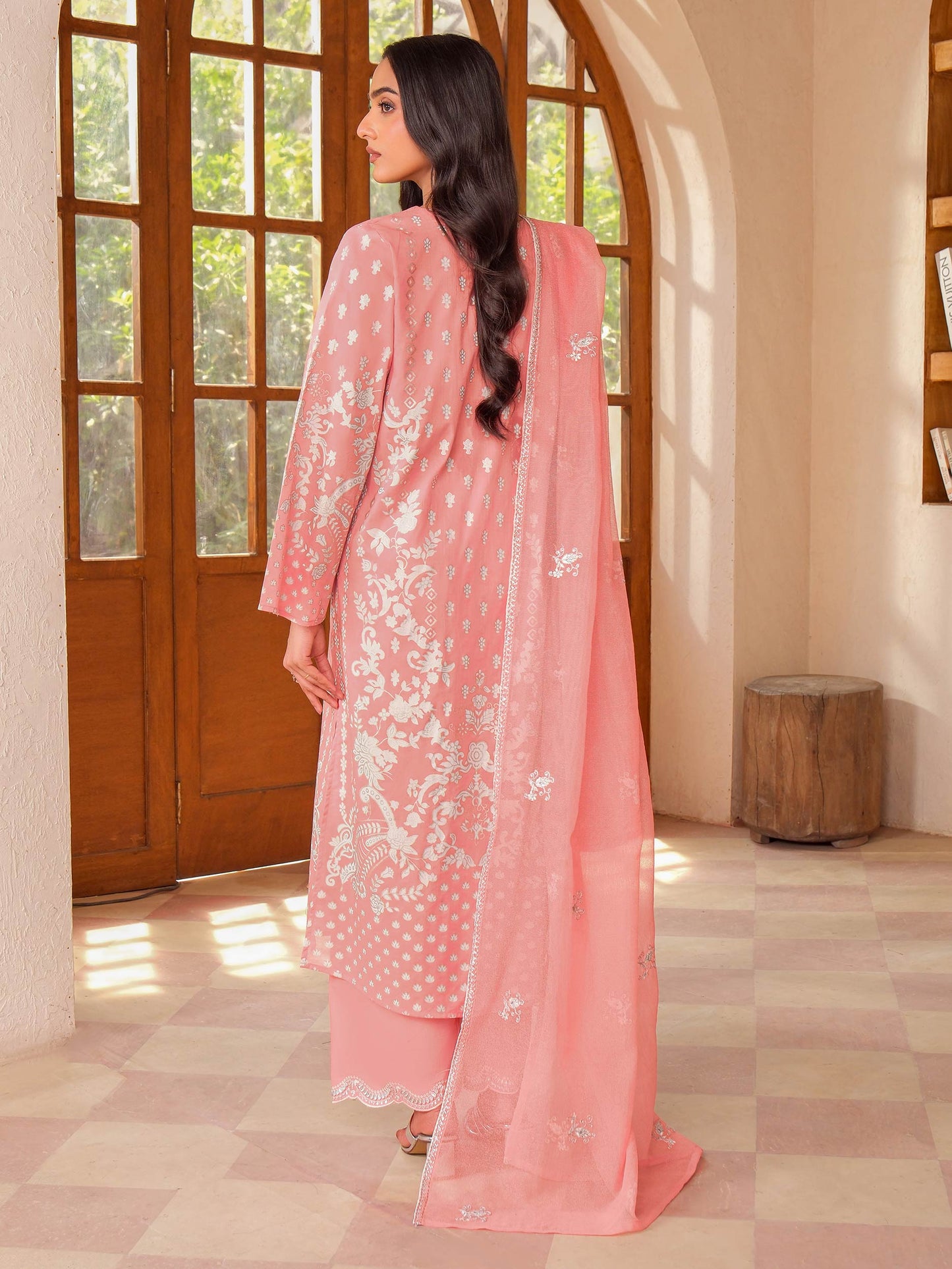 3 Piece Lawn Suit-Embroidered (Unstitched)