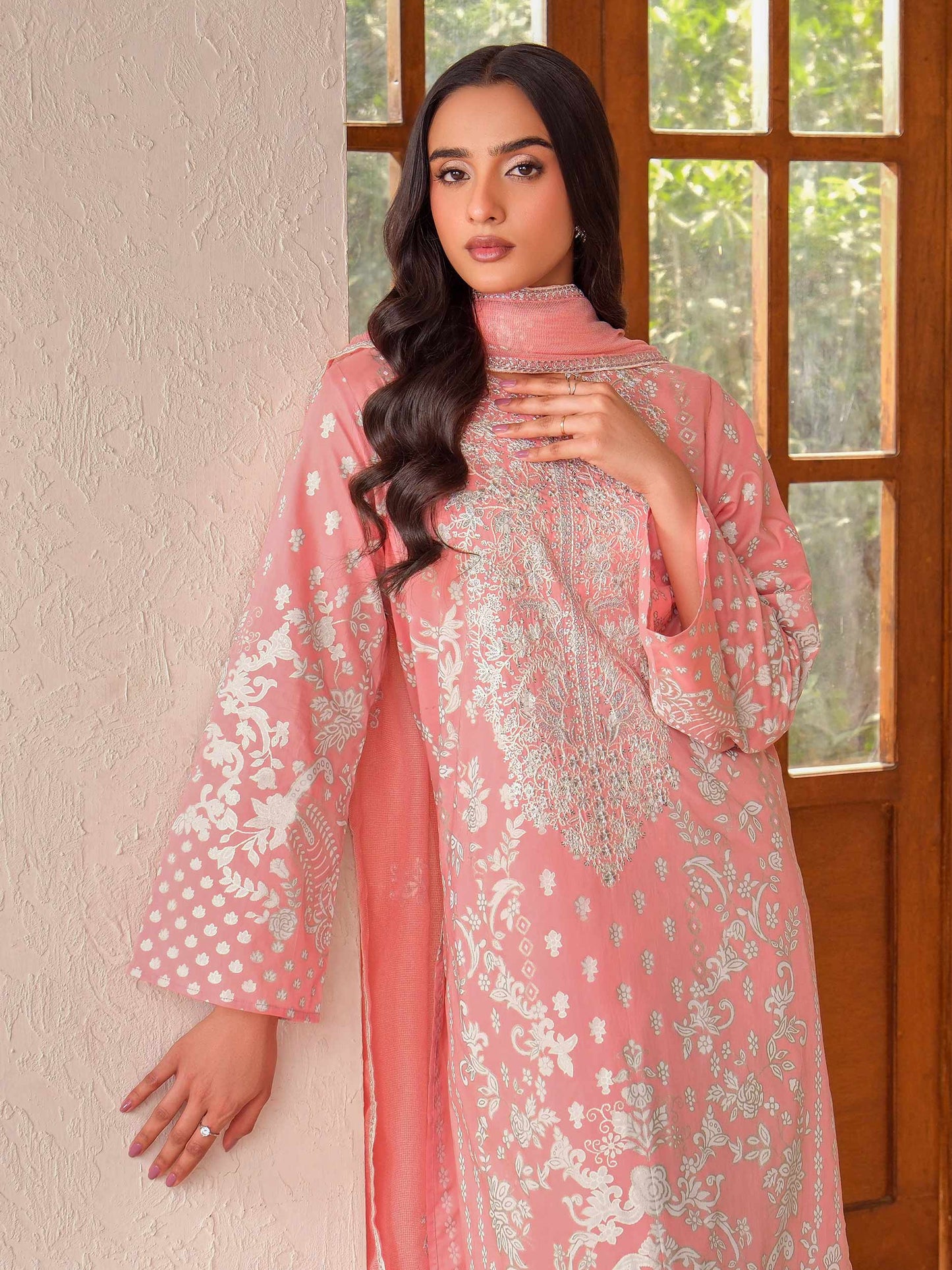 3 Piece Lawn Suit-Embroidered (Unstitched)