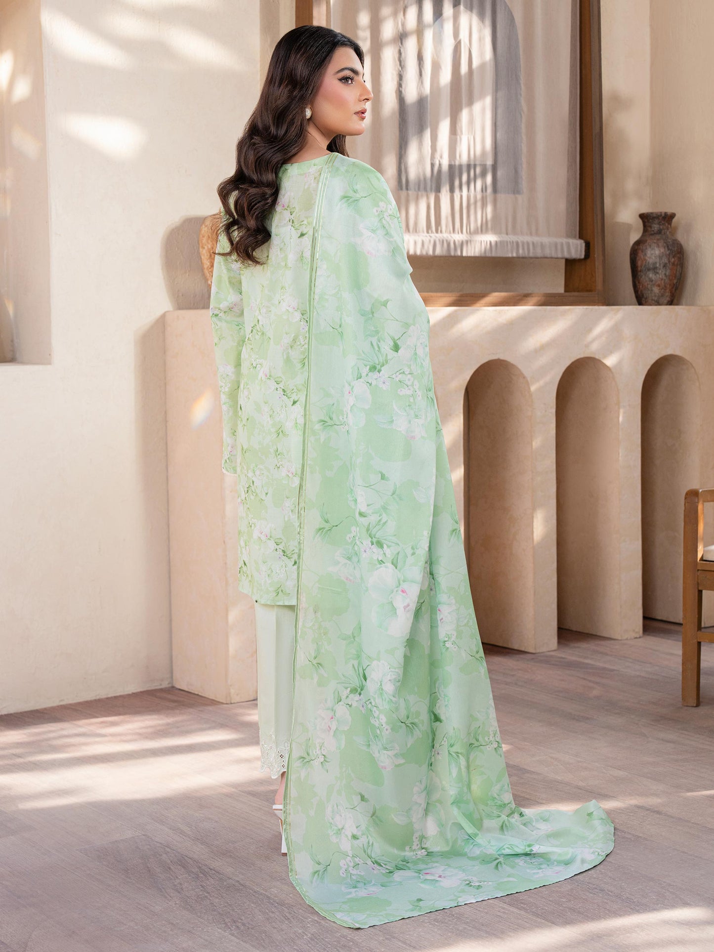 3 Piece Lawn Suit-Embroidered (Unstitched)