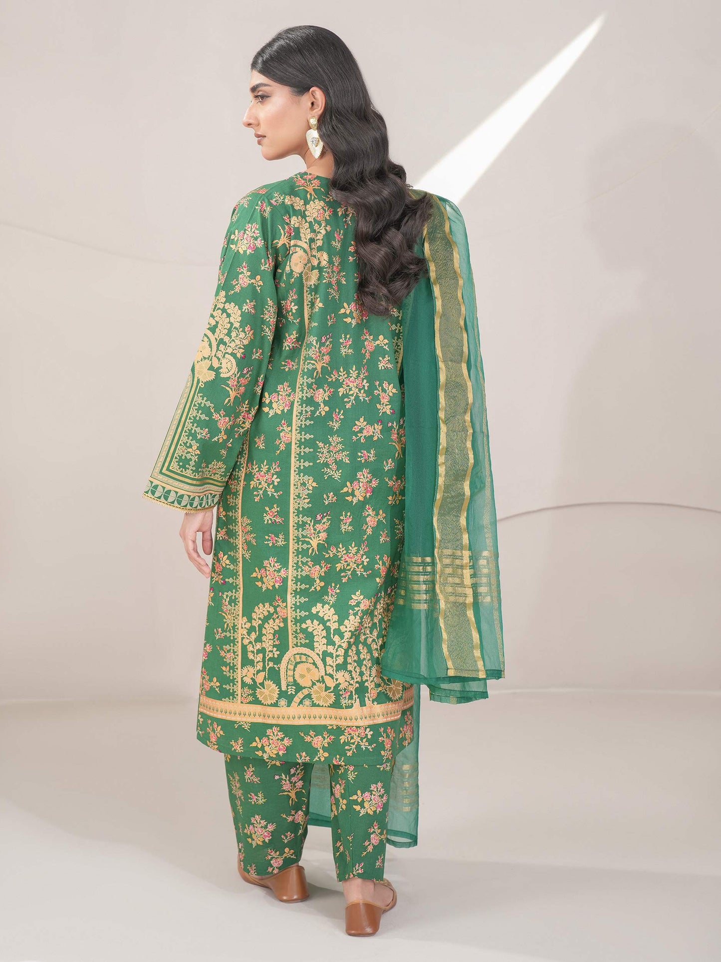 3 Piece Lawn Suit-Paste Print (Unstitched)