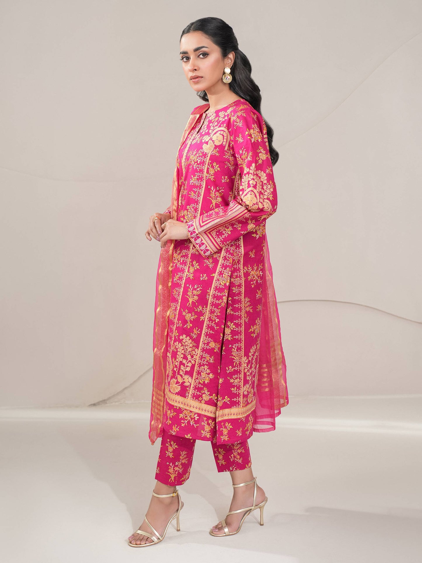 3 Piece Lawn Suit-Paste Print (Unstitched)