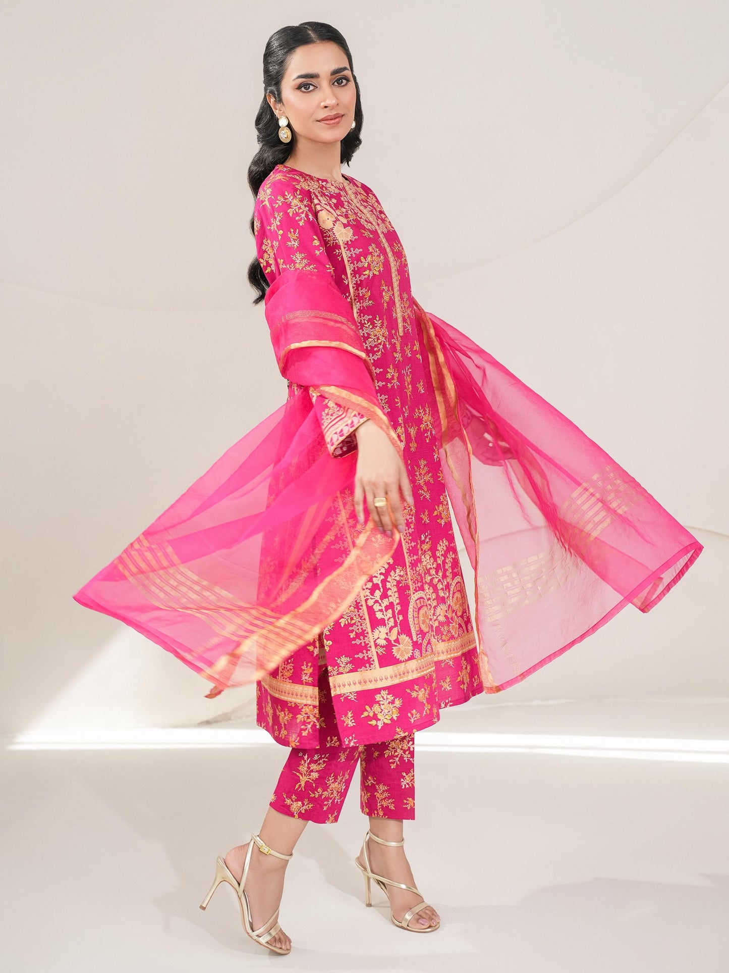 3 Piece Lawn Suit-Paste Print (Unstitched)