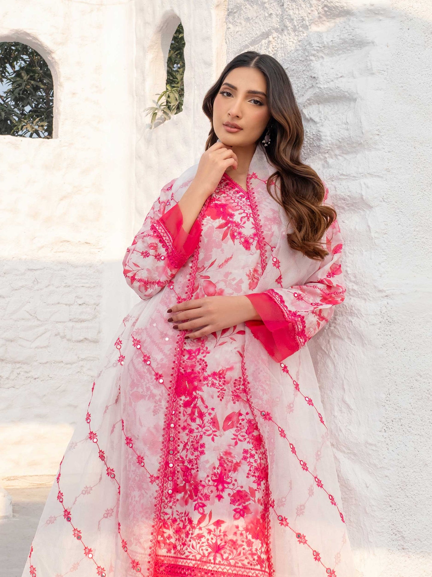 3 Piece Lawn Suit-Embroidered (Unstitched)