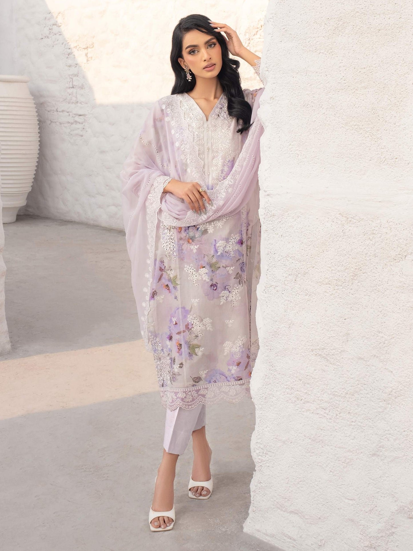 3 Piece Lawn Suit-Embroidered (Unstitched)