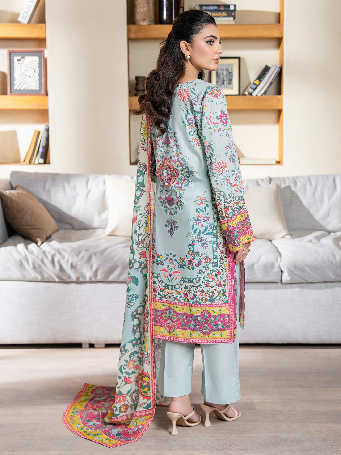 3 Piece Lawn Suit-Embroidered (Unstitched)
