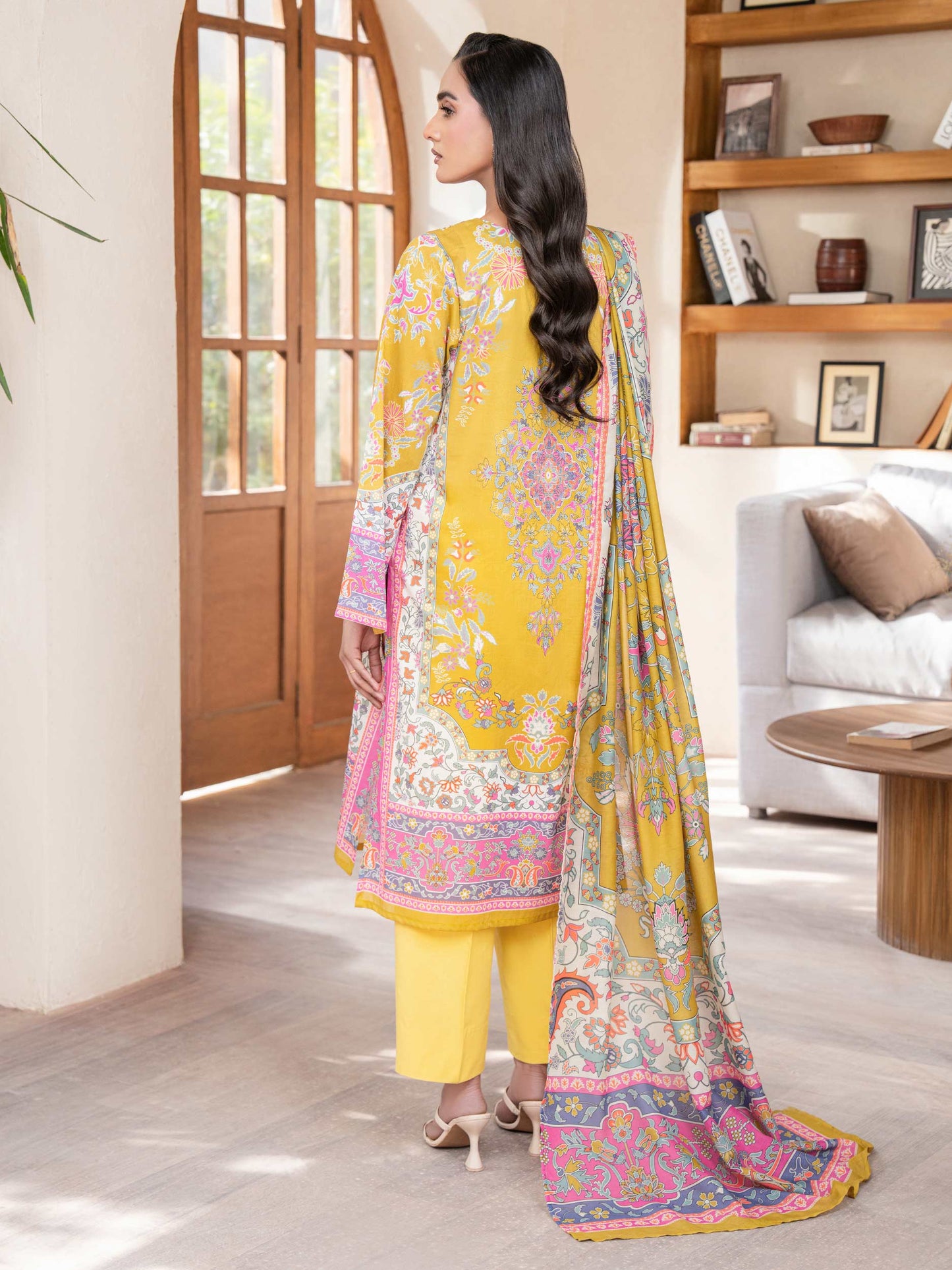3 Piece Lawn Suit-Embroidered (Unstitched)