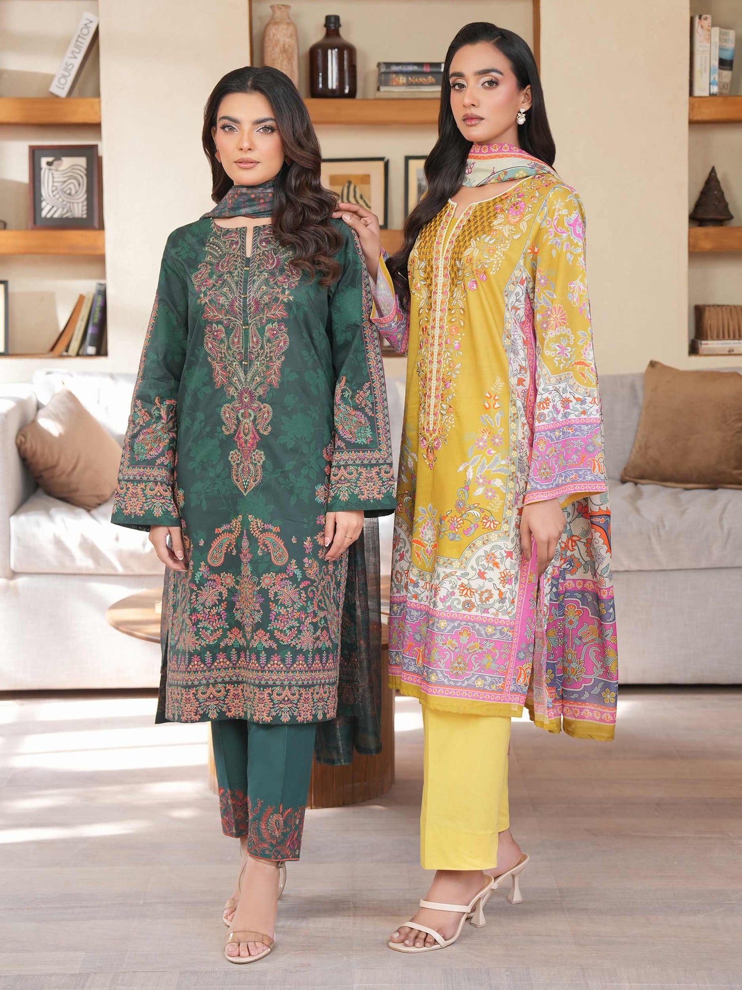 3 Piece Lawn Suit-Embroidered (Unstitched)