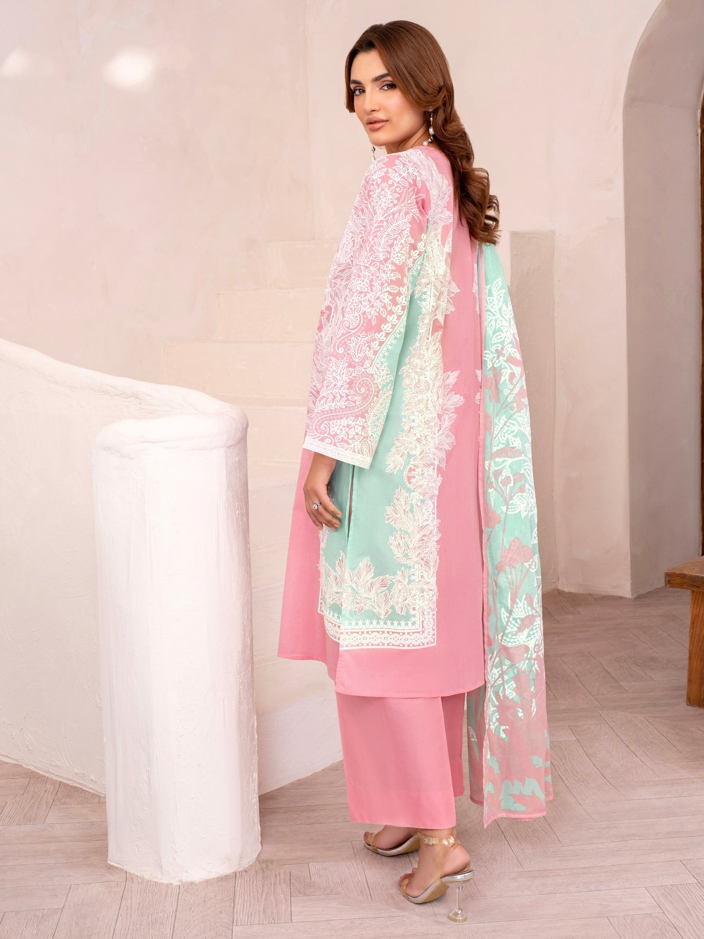 3 Piece Lawn Suit-Embroidered (Unstitched)