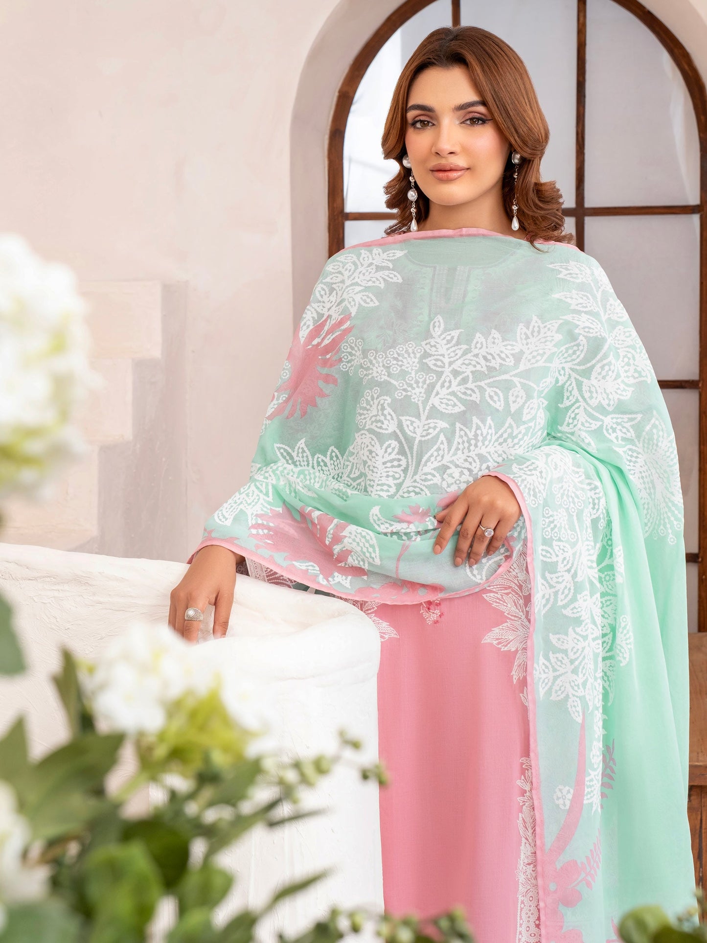 3 Piece Lawn Suit-Embroidered (Unstitched)
