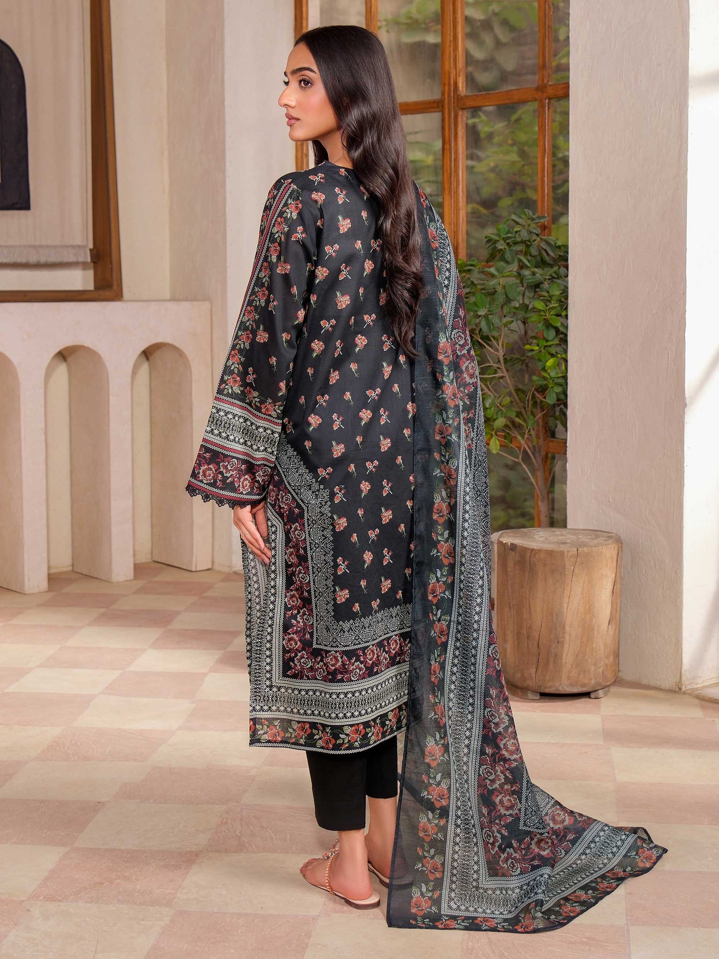 3 Piece Lawn Suit-Embroidered (Unstitched)