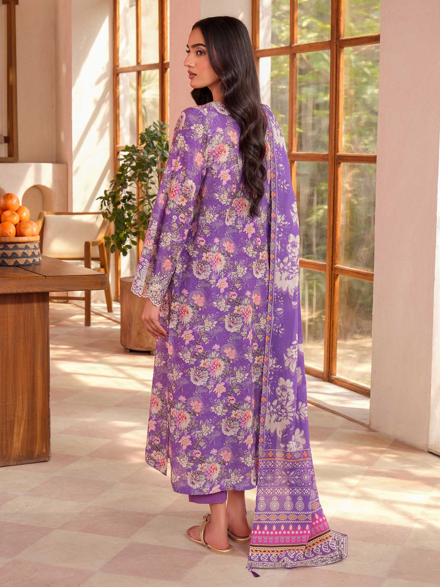 3 Piece Lawn Suit-Embroidered (Unstitched)